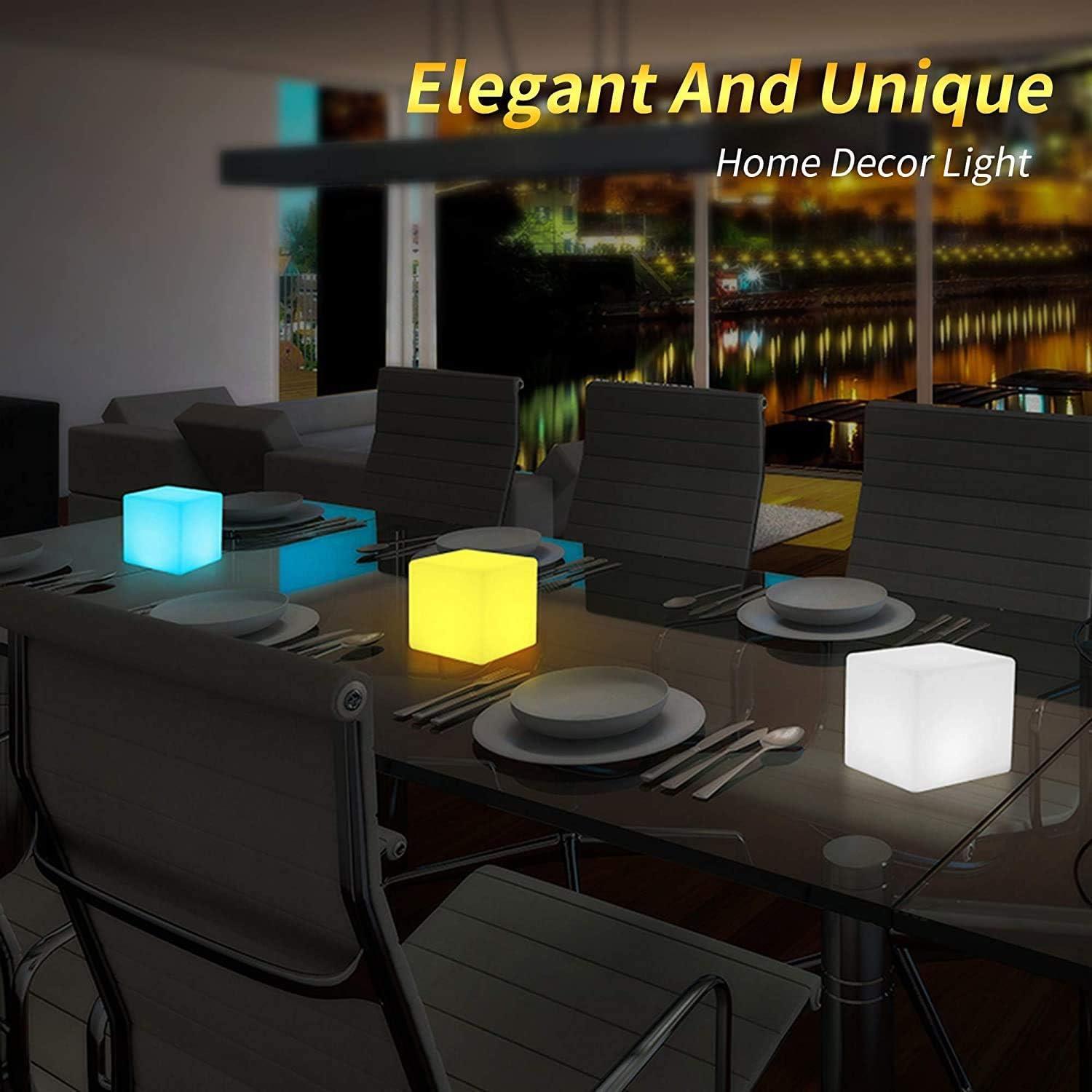 Lámpara de Noche LED Blueye 4 Pulgadas 16 Colores Control Remoto