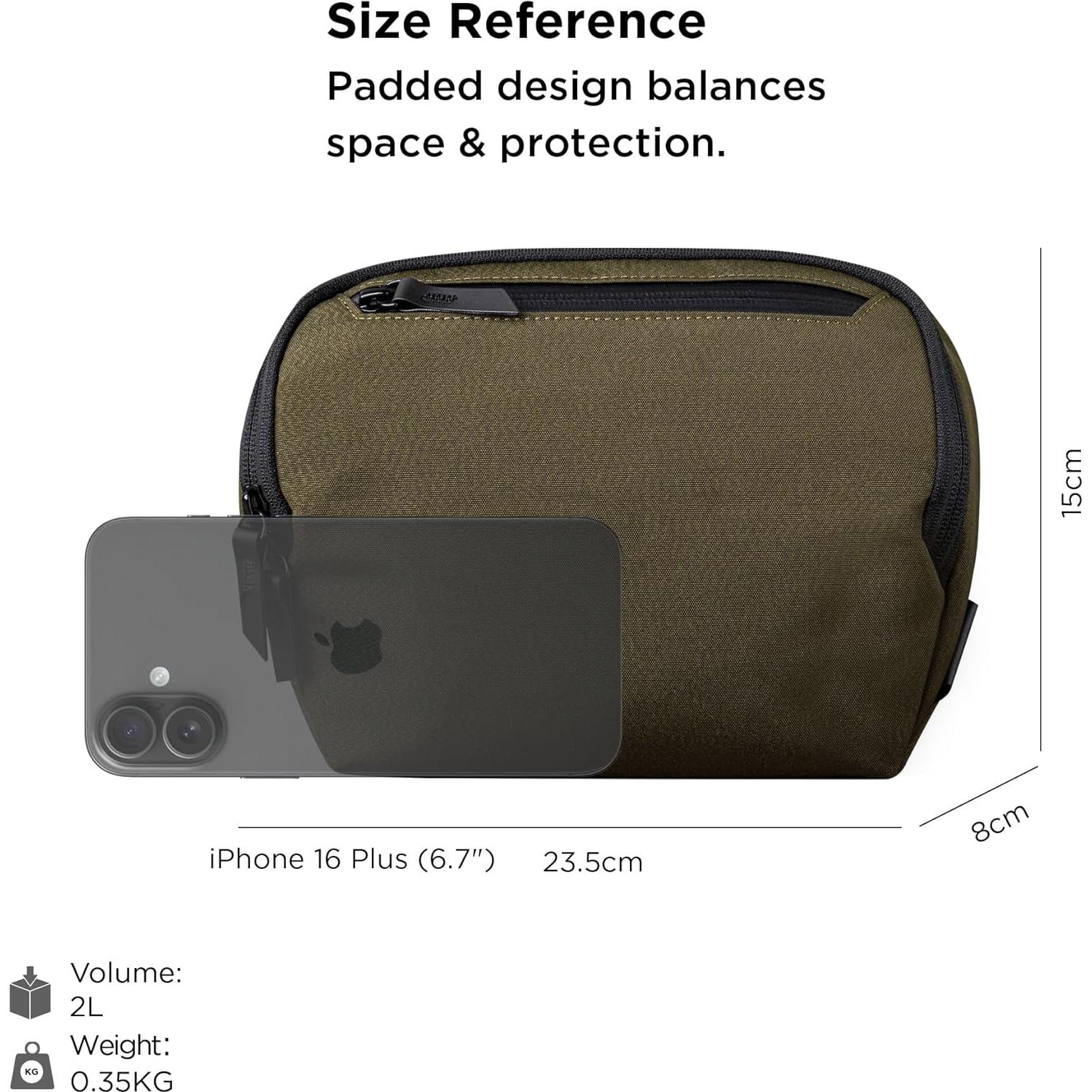 Bolsa EDC ALPAKA Vertex Pouch Mini 2L Verde Ejército