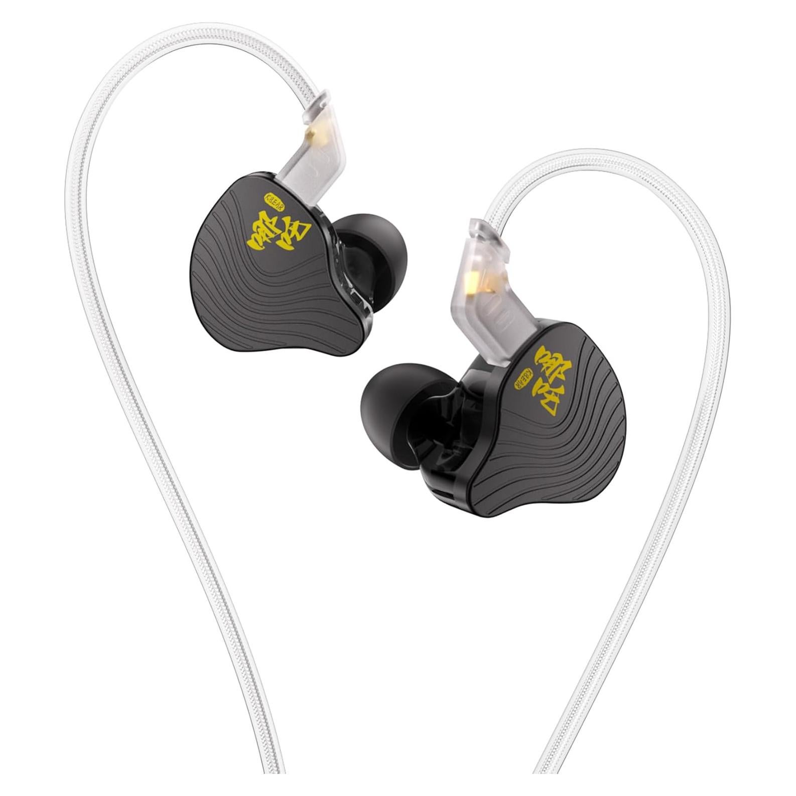 Auriculares KBEAR NZ02 In-Ear Monitor con Cable 295g Negro