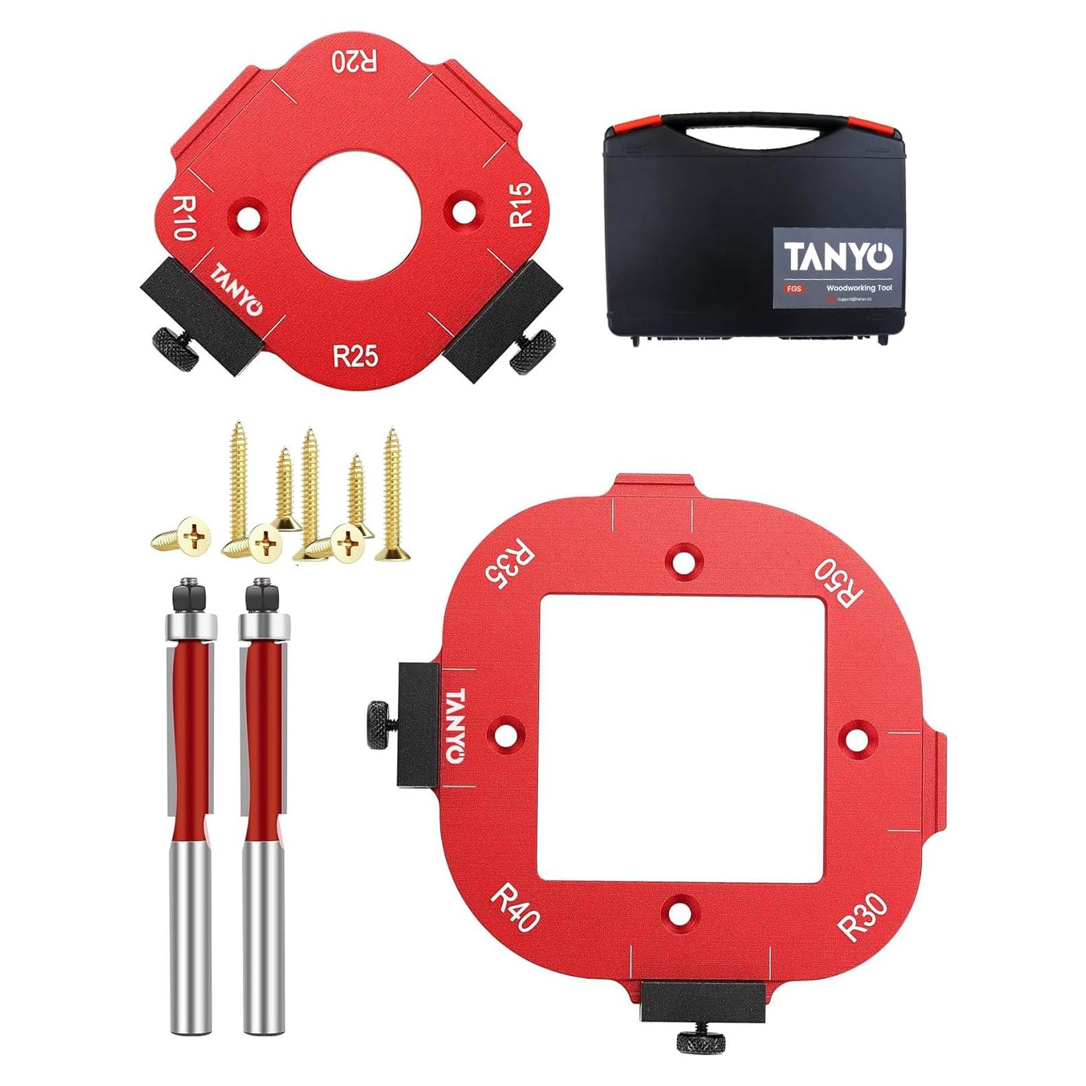 Plantilla de Router TANYO 4 en 1 de Aluminio para Madera