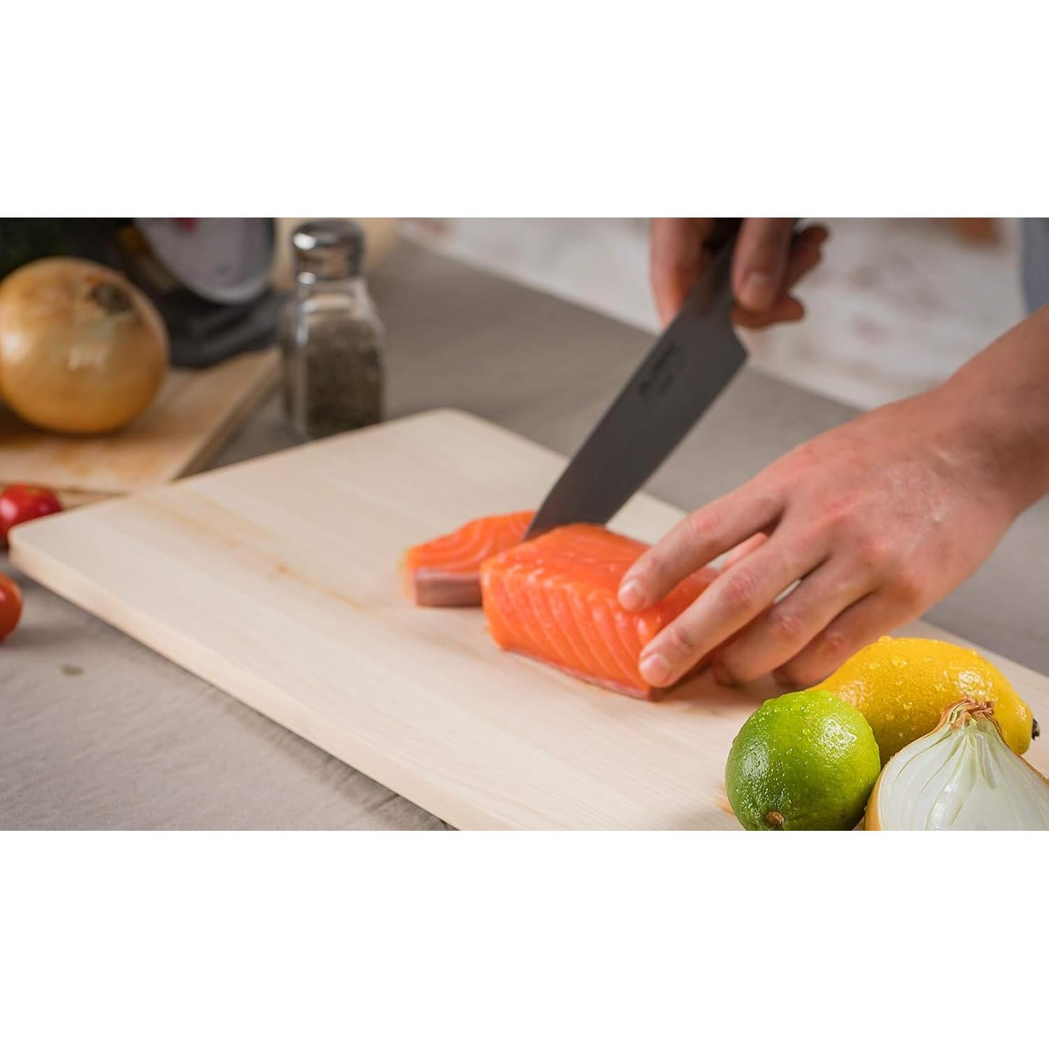 Tabla de Cortar Reversible de Madera Hinoki BOUMBI 24.9x43.9cm