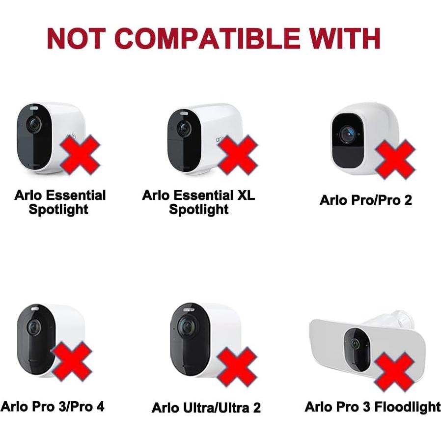 Cargador Solar JJMASEE para Cámaras Arlo y EufyCam 1 Pack