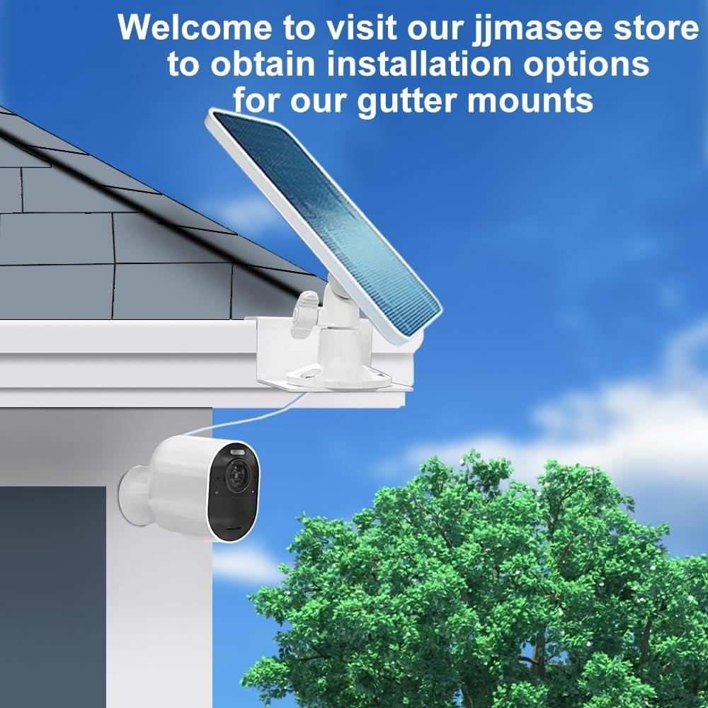 Cargador Solar JJMASEE para Cámaras Arlo y EufyCam 1 Pack