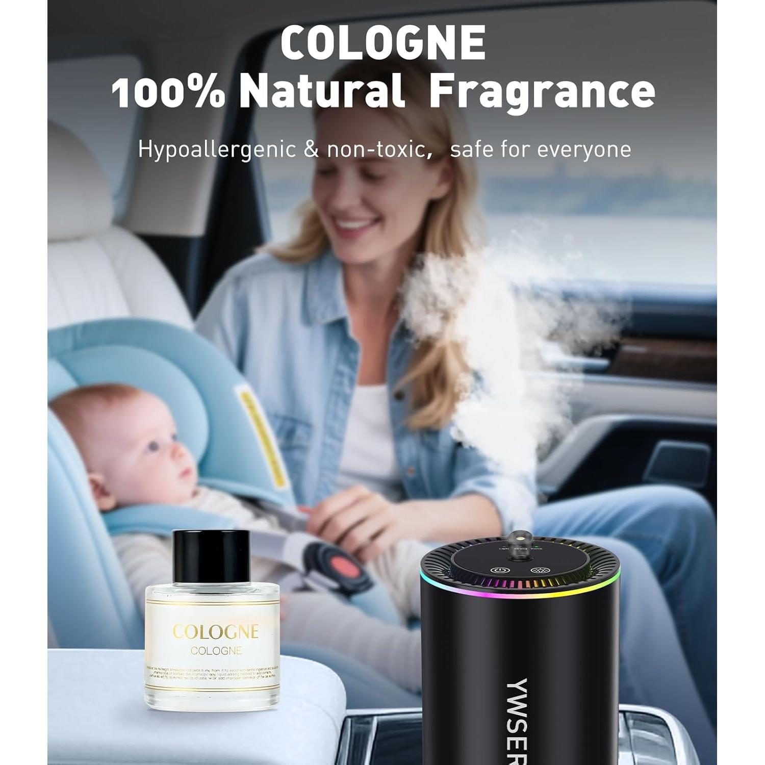 Ambientador de Aire para Coche YWSER 50ml con Proyector Estrellado