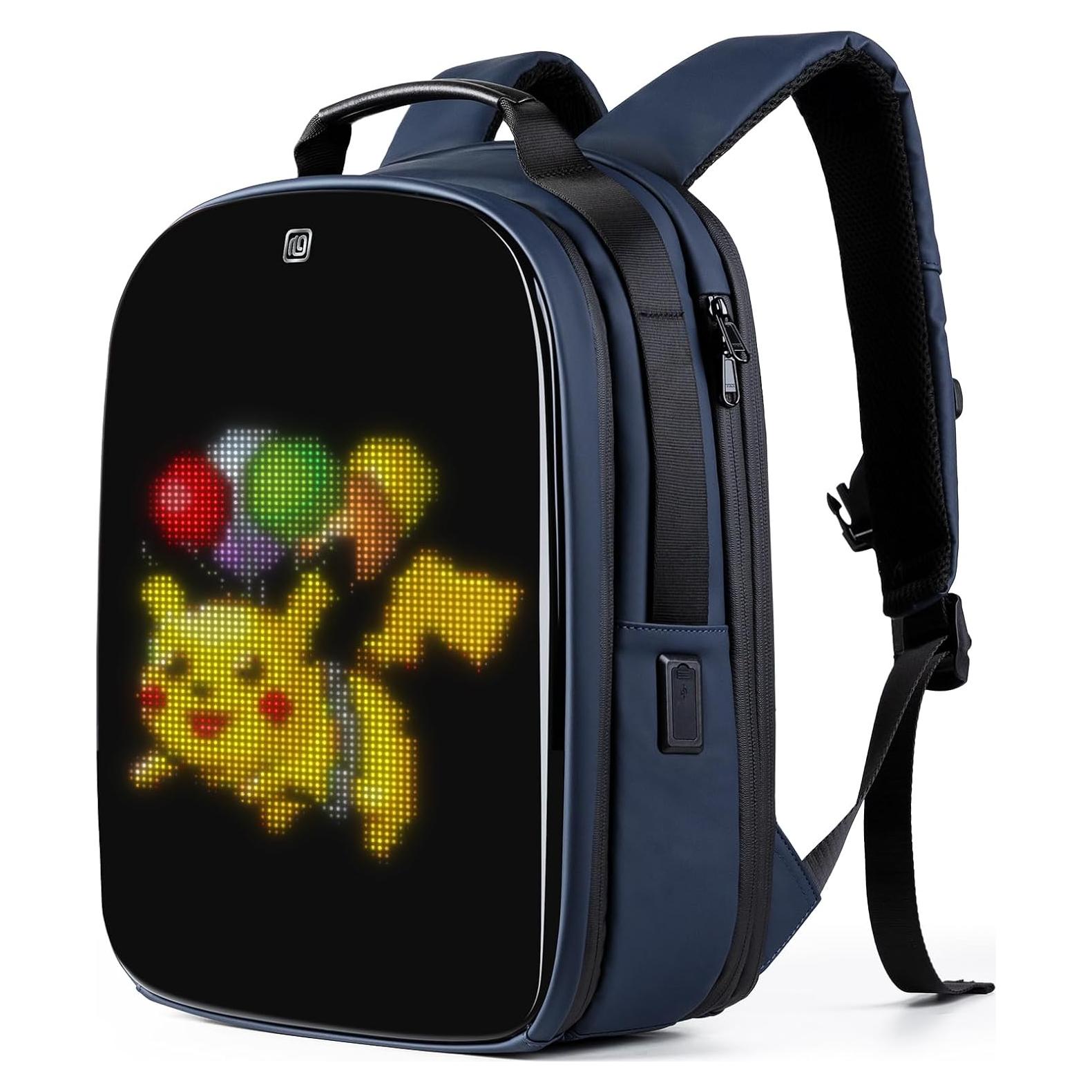 Mochila Gelrova LuminaPack X1 LED Antirrobo 15.6" Negra