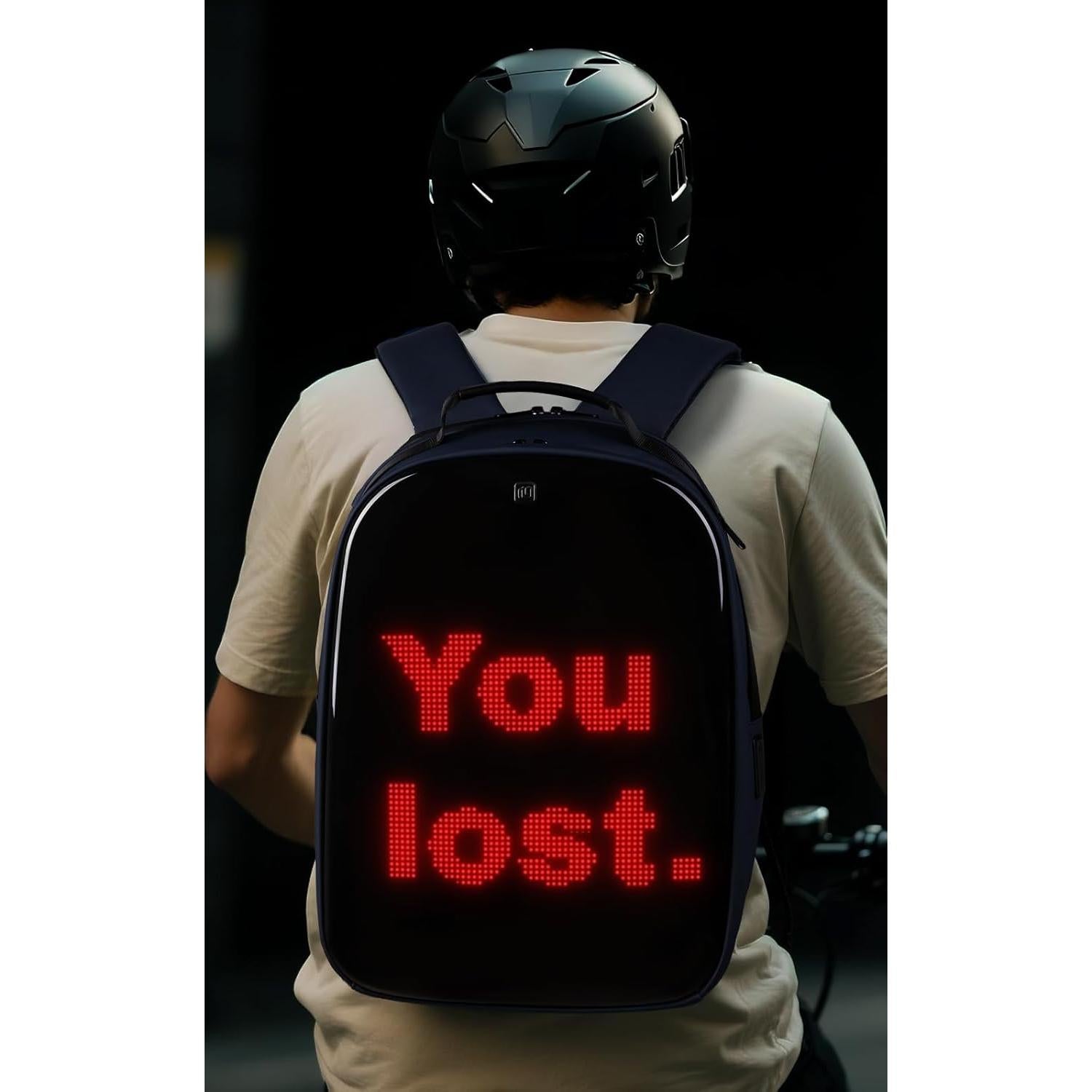 Mochila Gelrova LuminaPack X1 LED Antirrobo 15.6" Negra