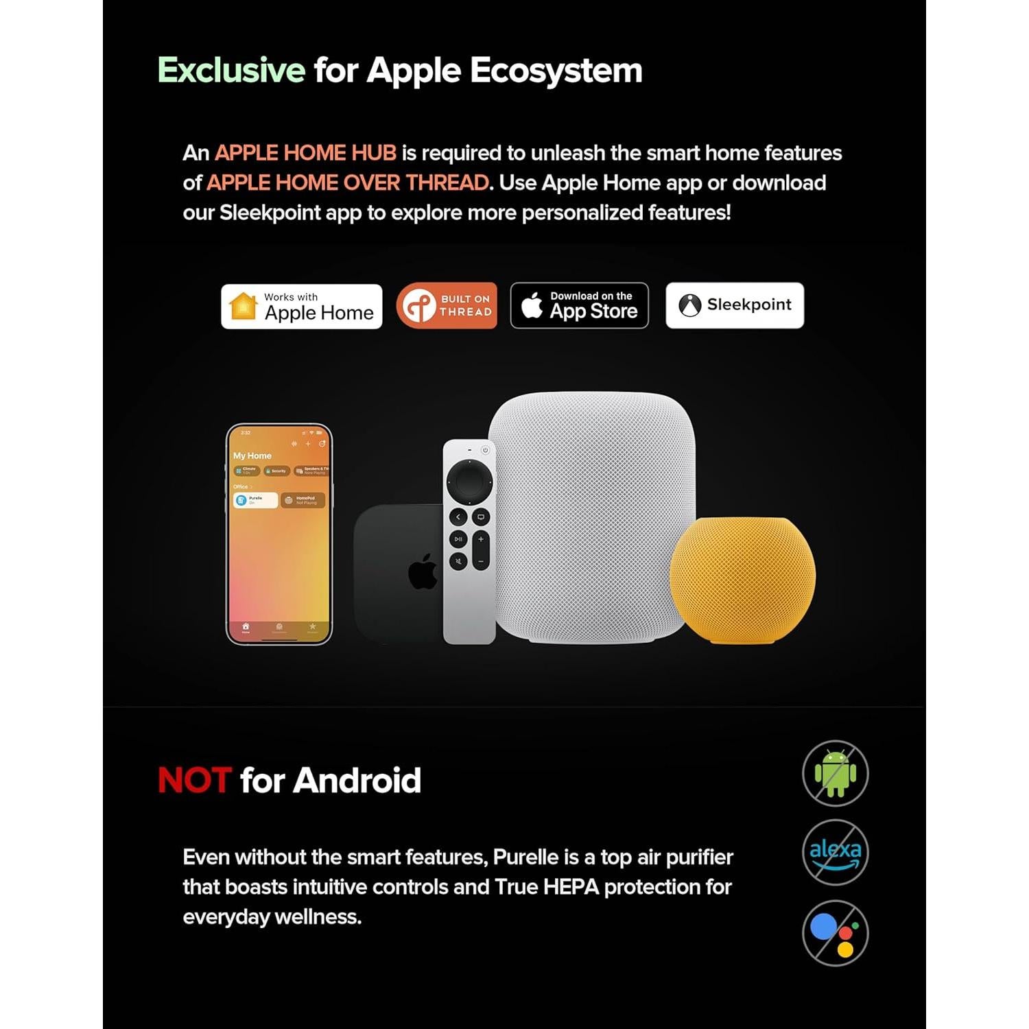 Purificador de Aire Inteligente Airversa AP2 H13 HEPA 1000 m²