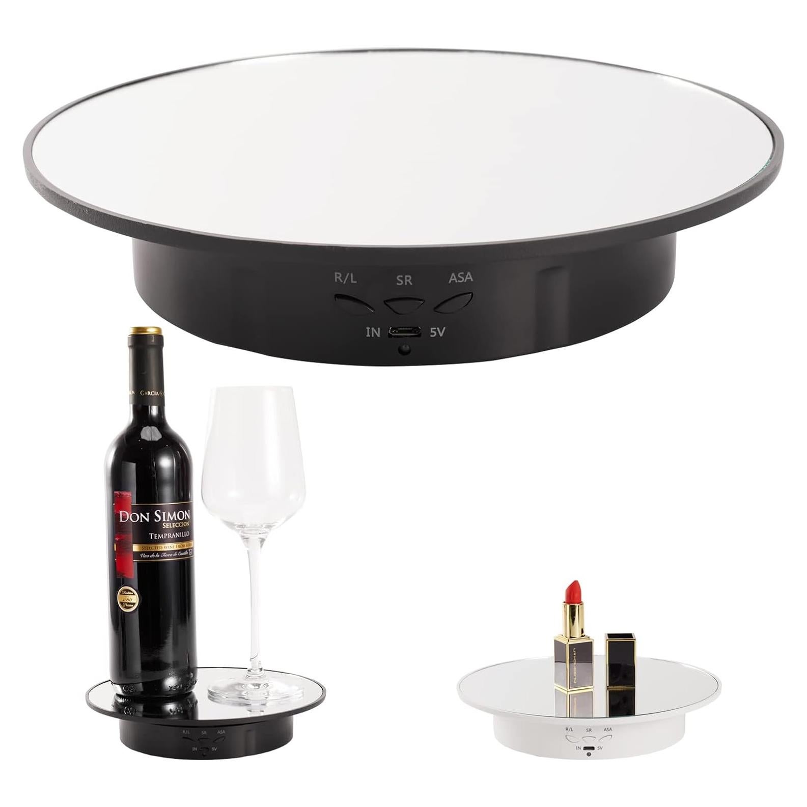 Soporte de Exhibición Rotativo Motorizado Bosgladek 20 cm USB 10 kg