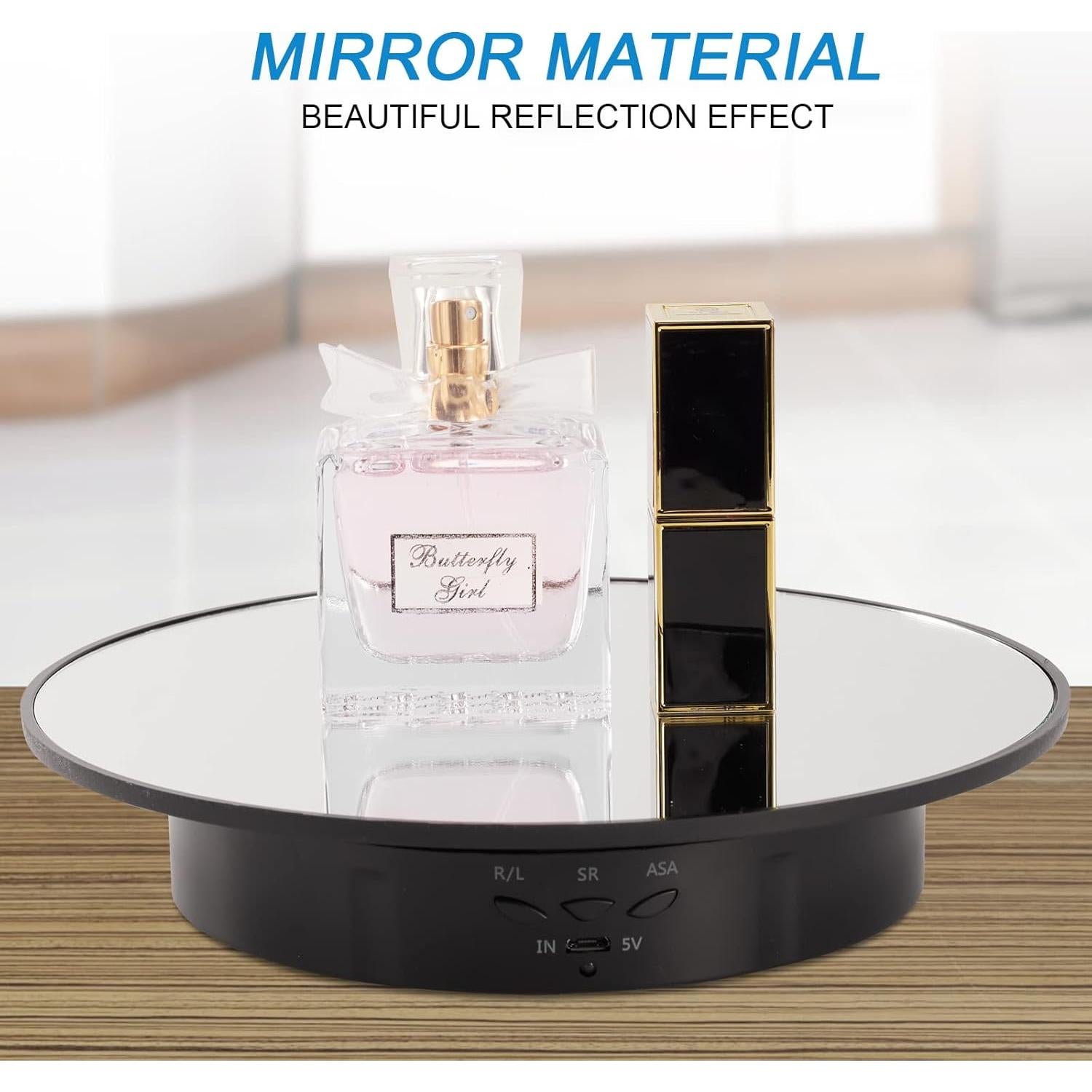 Soporte de Exhibición Rotativo Motorizado Bosgladek 20 cm USB 10 kg