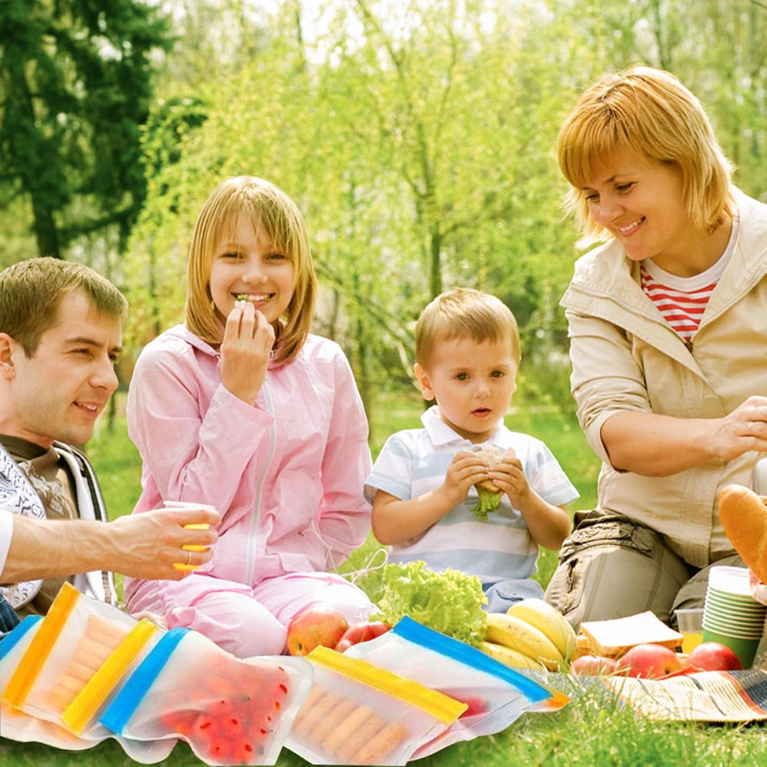 Bolsas de Almacenamiento Reutilizables ENLOY 12 Piezas 7.57L