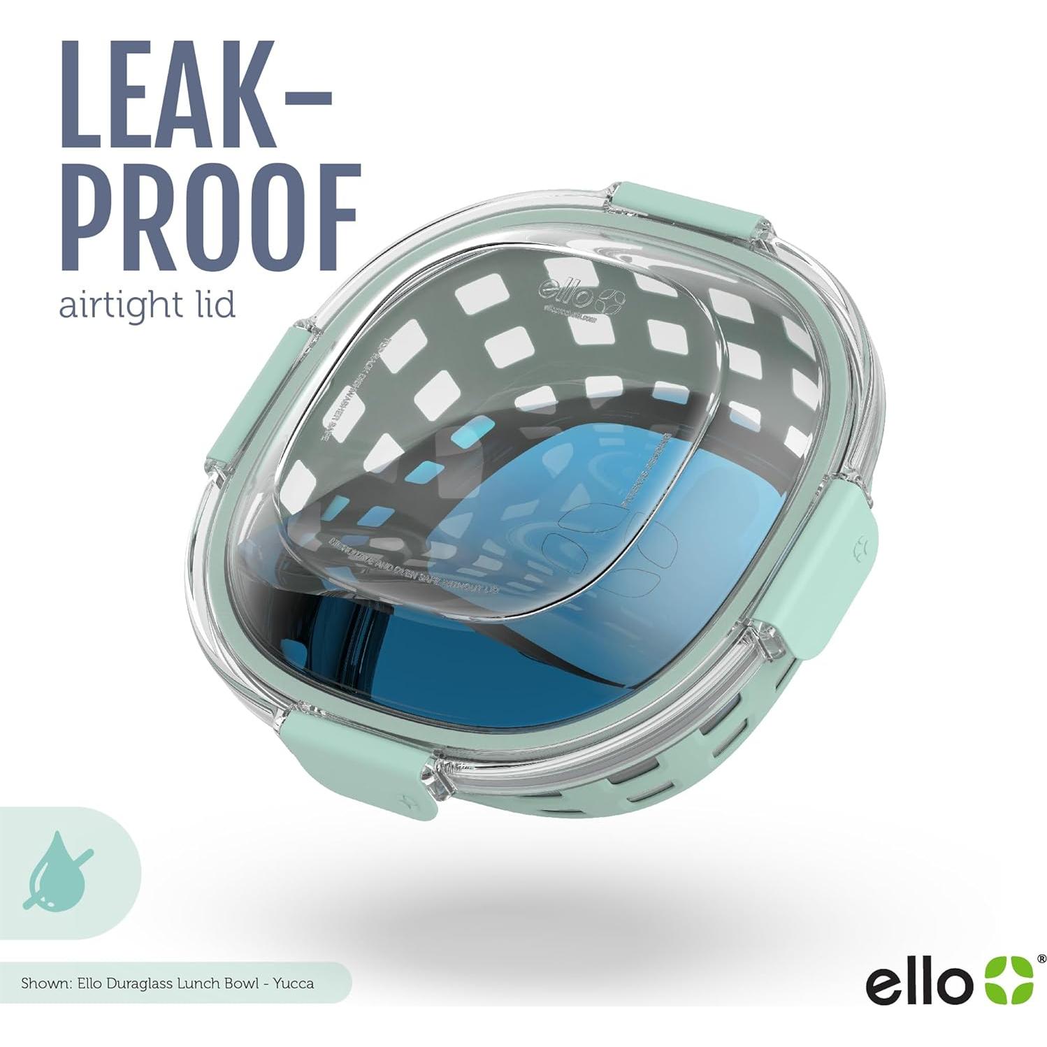 Contenedor de Almuerzo Ello Duraglass 5 Tazas Hermético