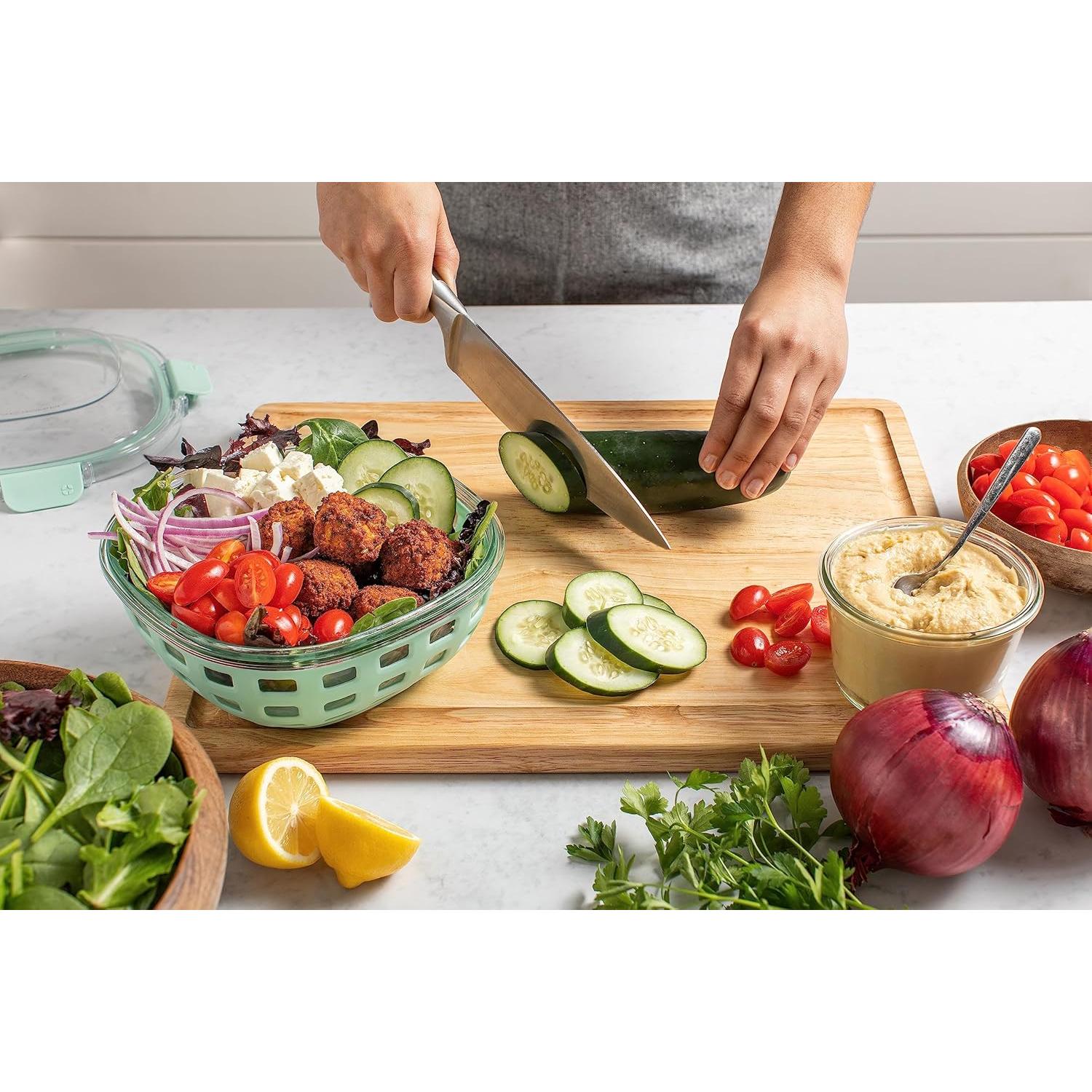 Contenedor de Almuerzo Ello Duraglass 5 Tazas Hermético