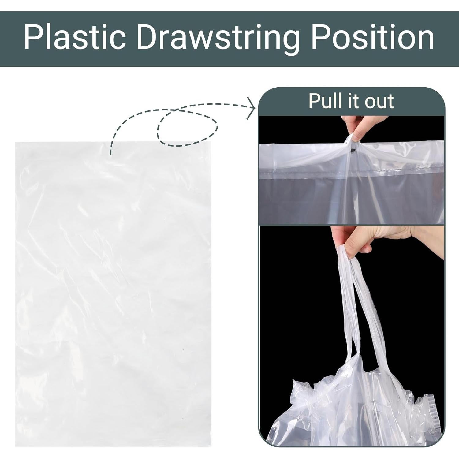 Bolsas forradas para cubos de 5 galones Belinlen - 12 unidades