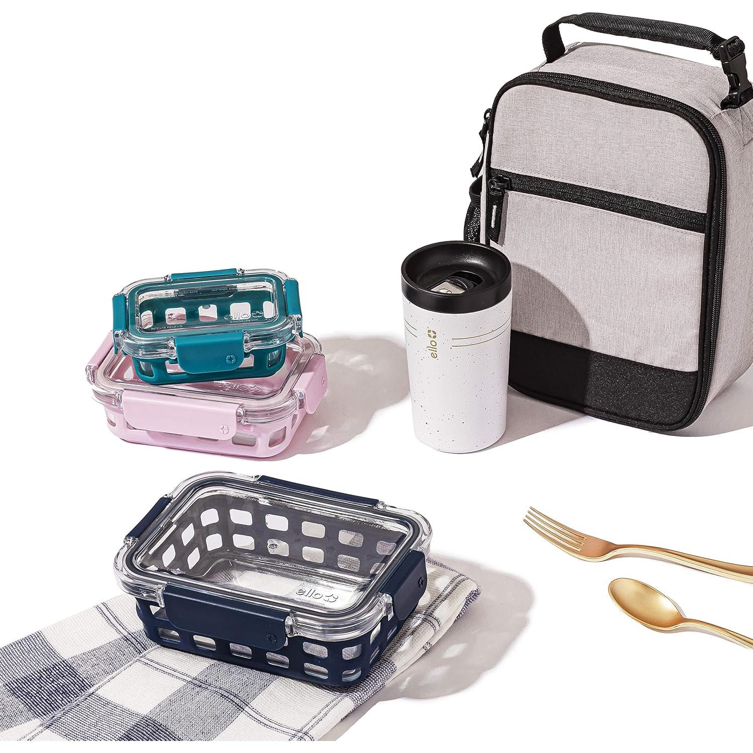 Contenedores de Vidrio Ello Duraglass 3-Pack Herméticos 1200ml