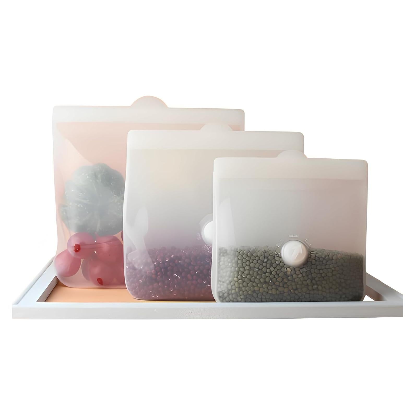 Bolsas de Almacenamiento de Comida Silicona Reutilizables 1300ml