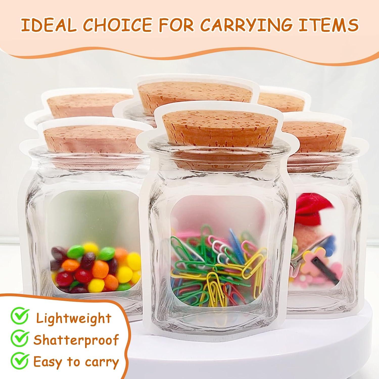 100 Bolsas Reutilizables para Tarros de Conserva Weiwei 14x20 cm