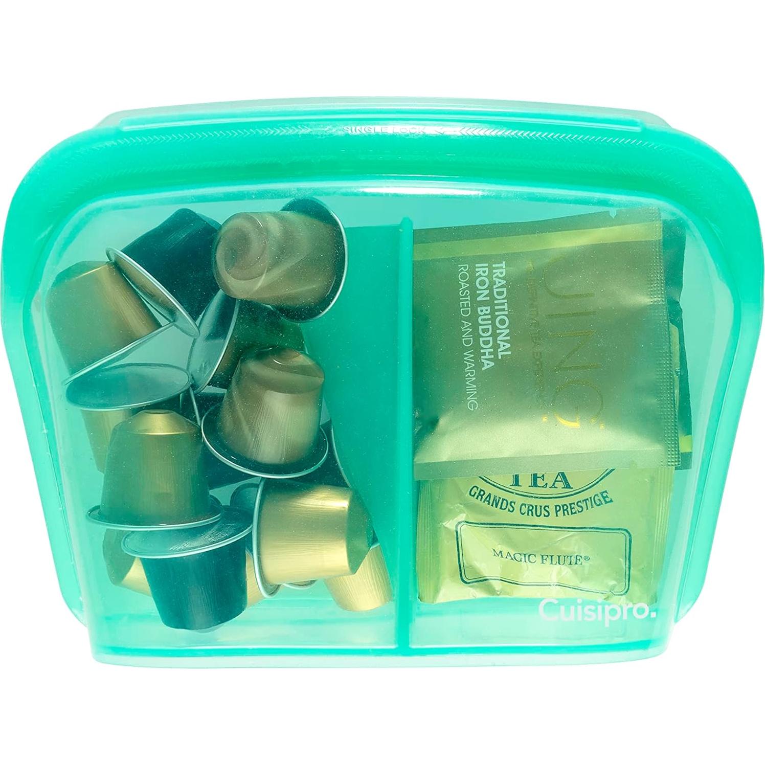 Bolsa Reutilizable de Silicona Cuisipro 44oz Verde 21.6x15.5cm