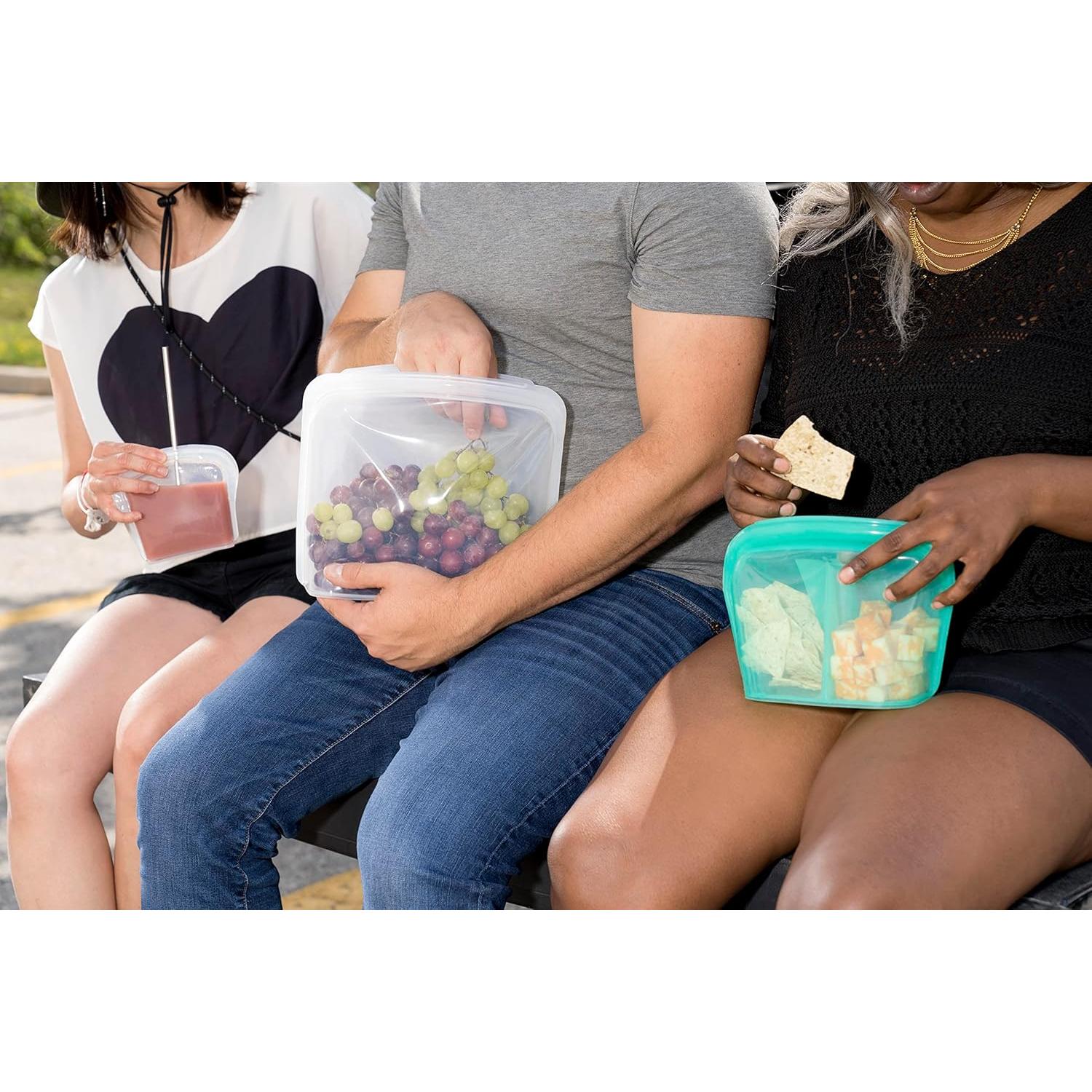 Bolsa Reutilizable de Silicona Cuisipro 44oz Verde 21.6x15.5cm