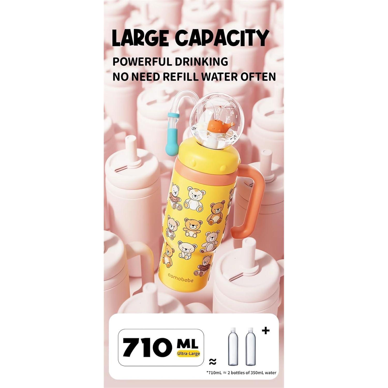 Vaso de Acero Inoxidable FRAGRANTGARDEN 710ml con Asa