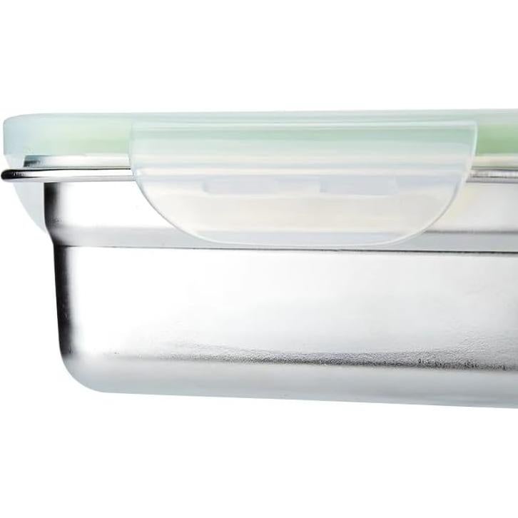 Juego de 3 Contenedores de Sándwich Acero Inoxidable SnapMate