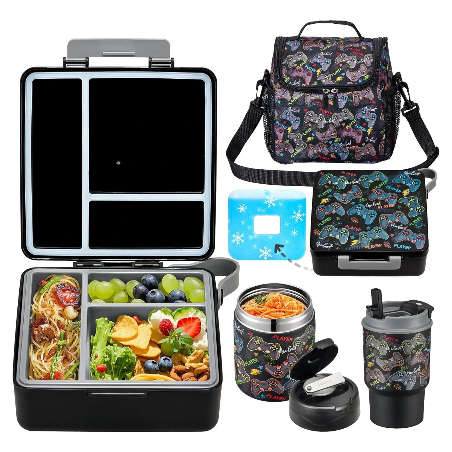 Caja de Almuerzo Bento Howeemo con Termo y Bolsa Aislada