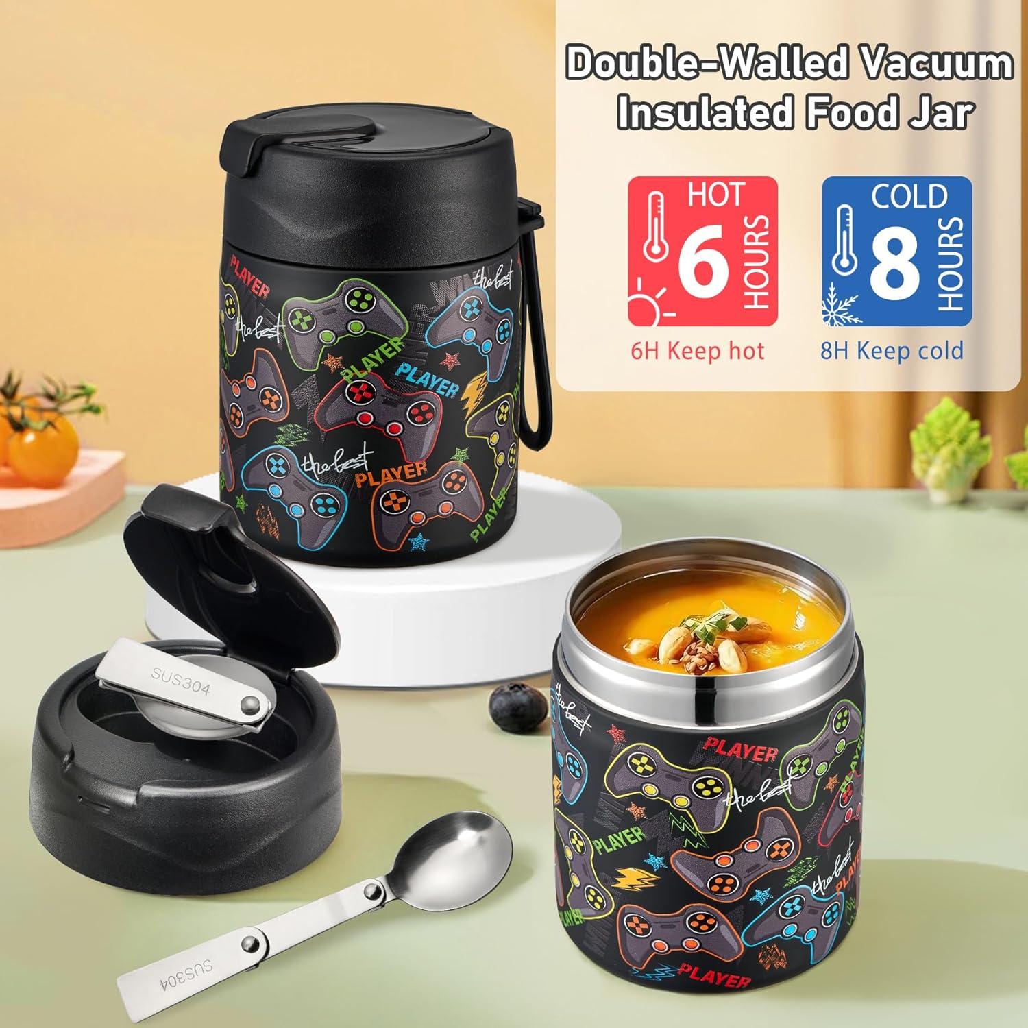 Caja de Almuerzo Bento Howeemo con Termo y Bolsa Aislada