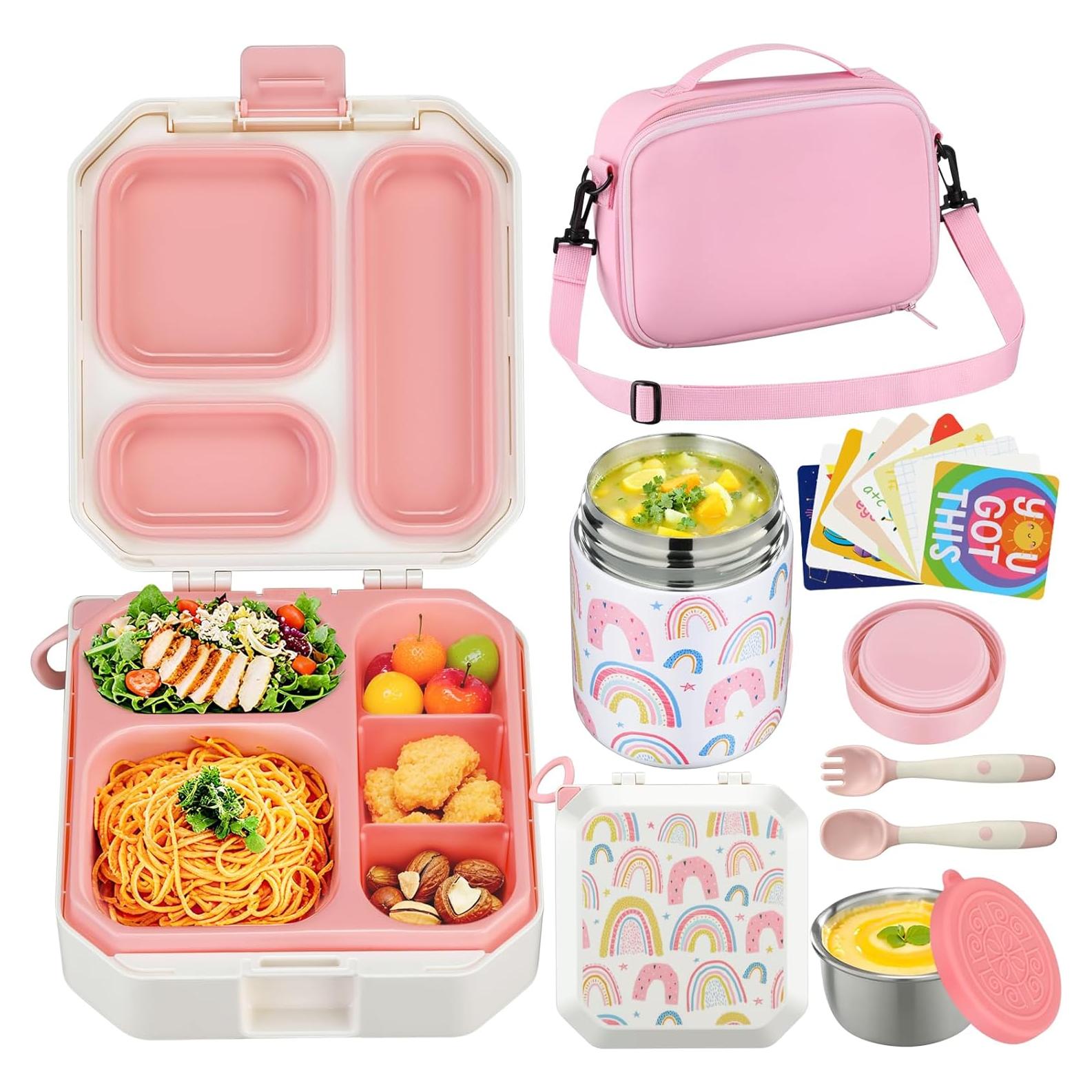 Conjunto Caja Almuerzo Bento Itslife Niños 5 Compartimentos