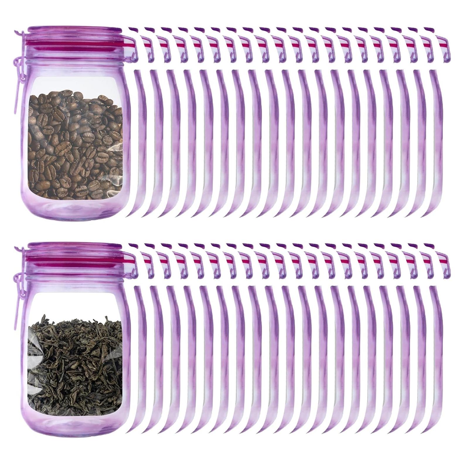 Bolsas Reutilizables BEIDYLL 40 Pcs con Cierre Hermético 368.5 g