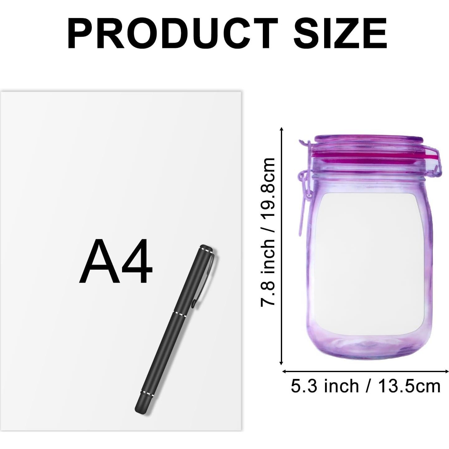 Bolsas Reutilizables BEIDYLL 40 Pcs con Cierre Hermético 368.5 g