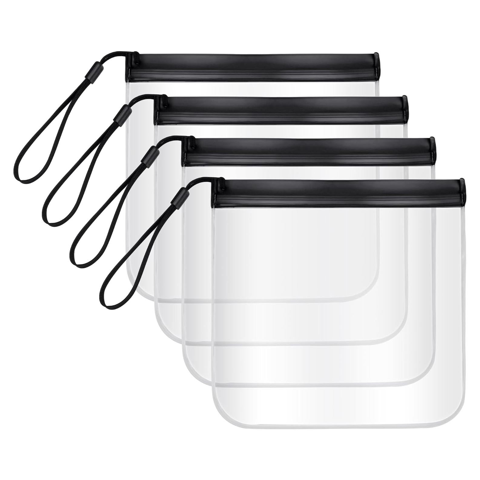 Bolsas Transparentes de Seguridad Quacc 4 PCS 20x20 cm Reutilizables