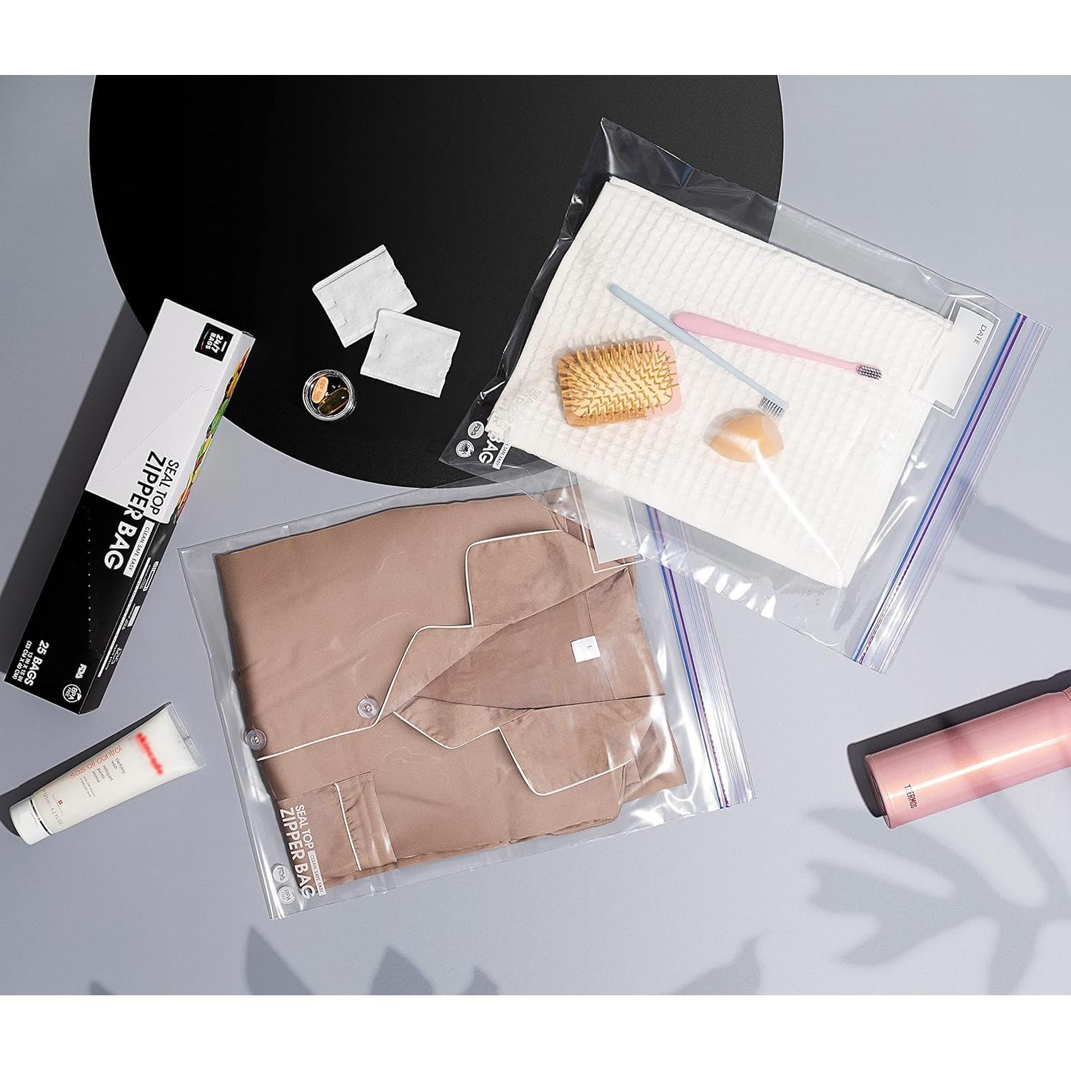 Bolsas de Almacenamiento 24/7 - 200 Unidades Galón con Doble Cierre