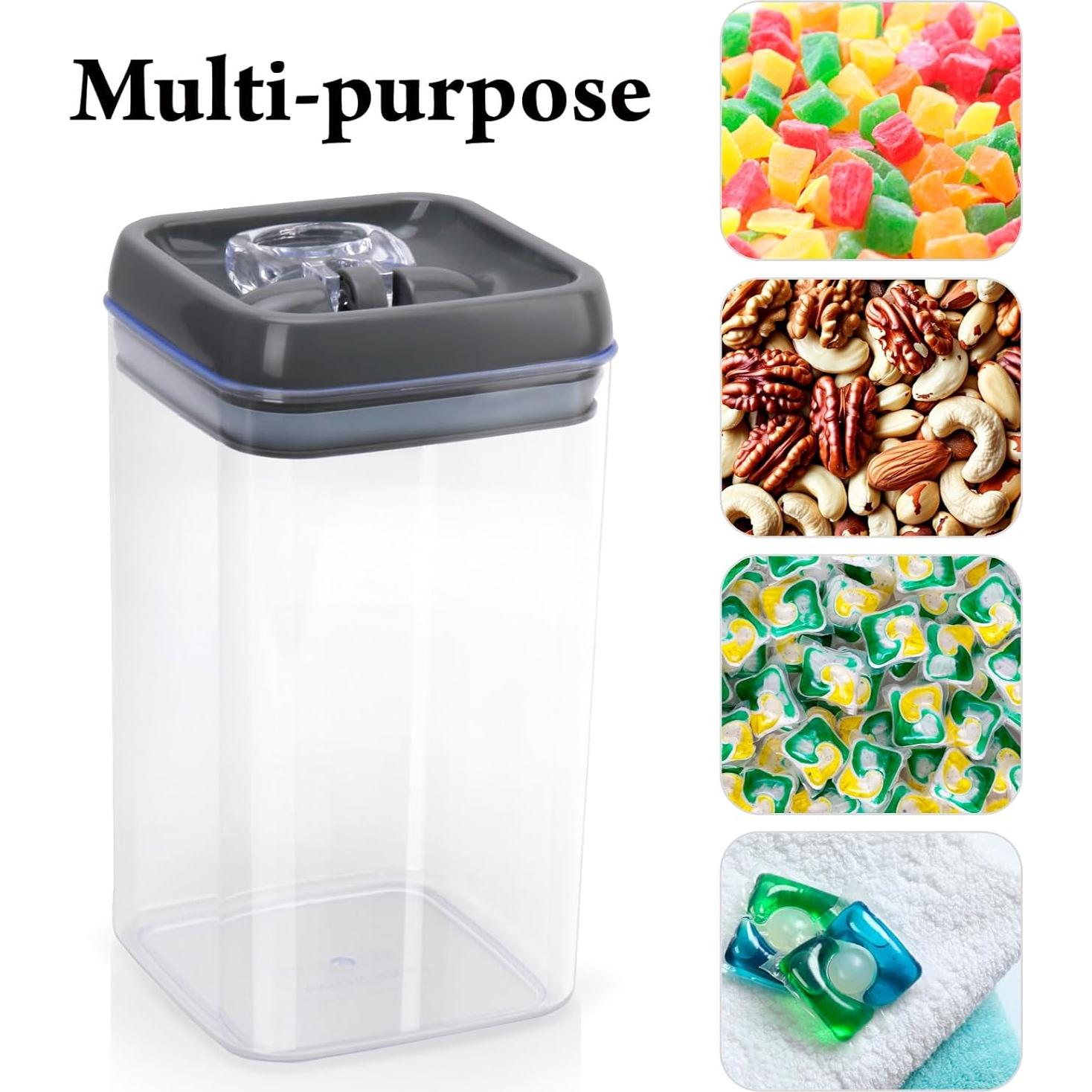 Contenedor Hermético Beccis 2.3L Transparente para Alimentos