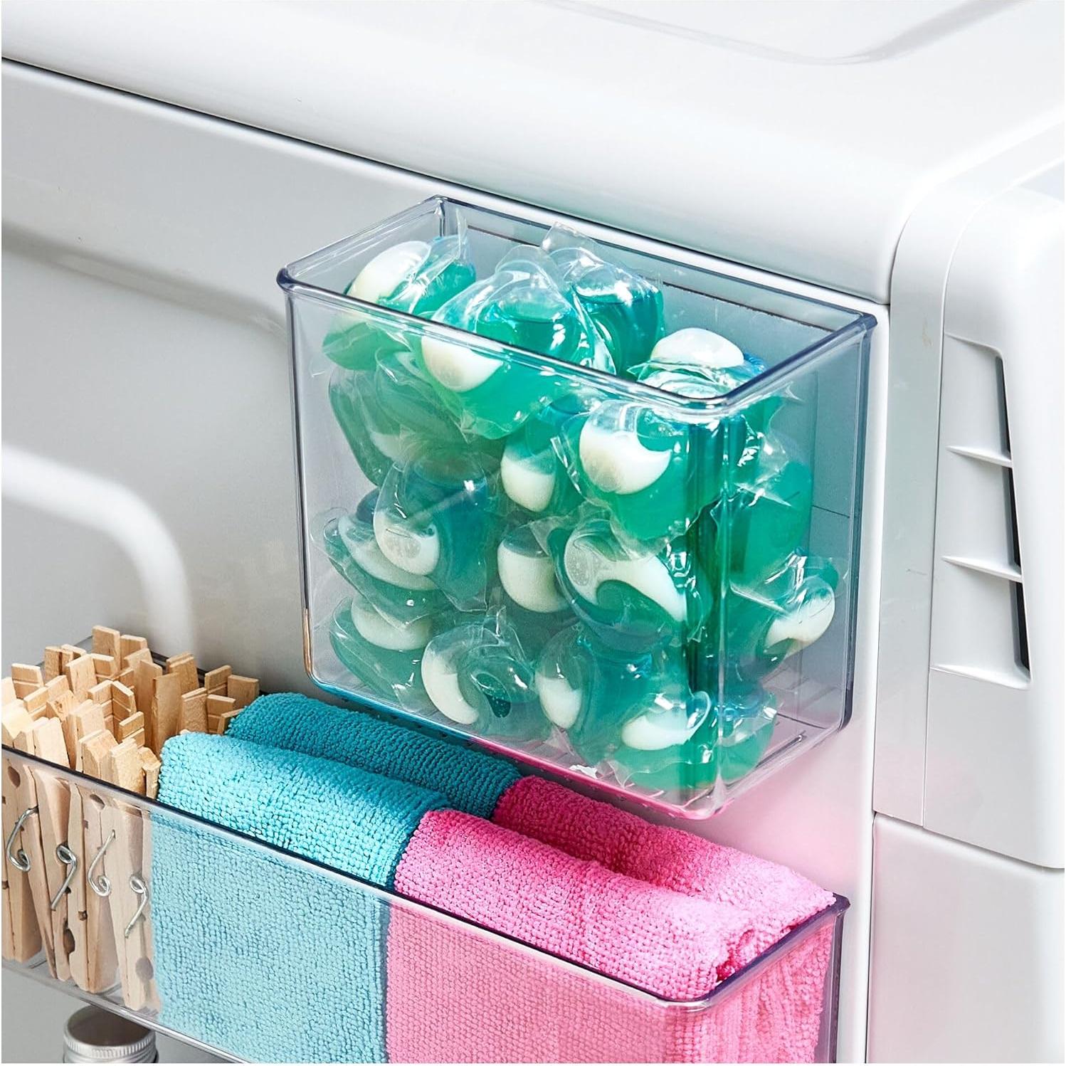 Contenedor Magnético Pequeño iDesign para Detergente 27.9x9.1cm