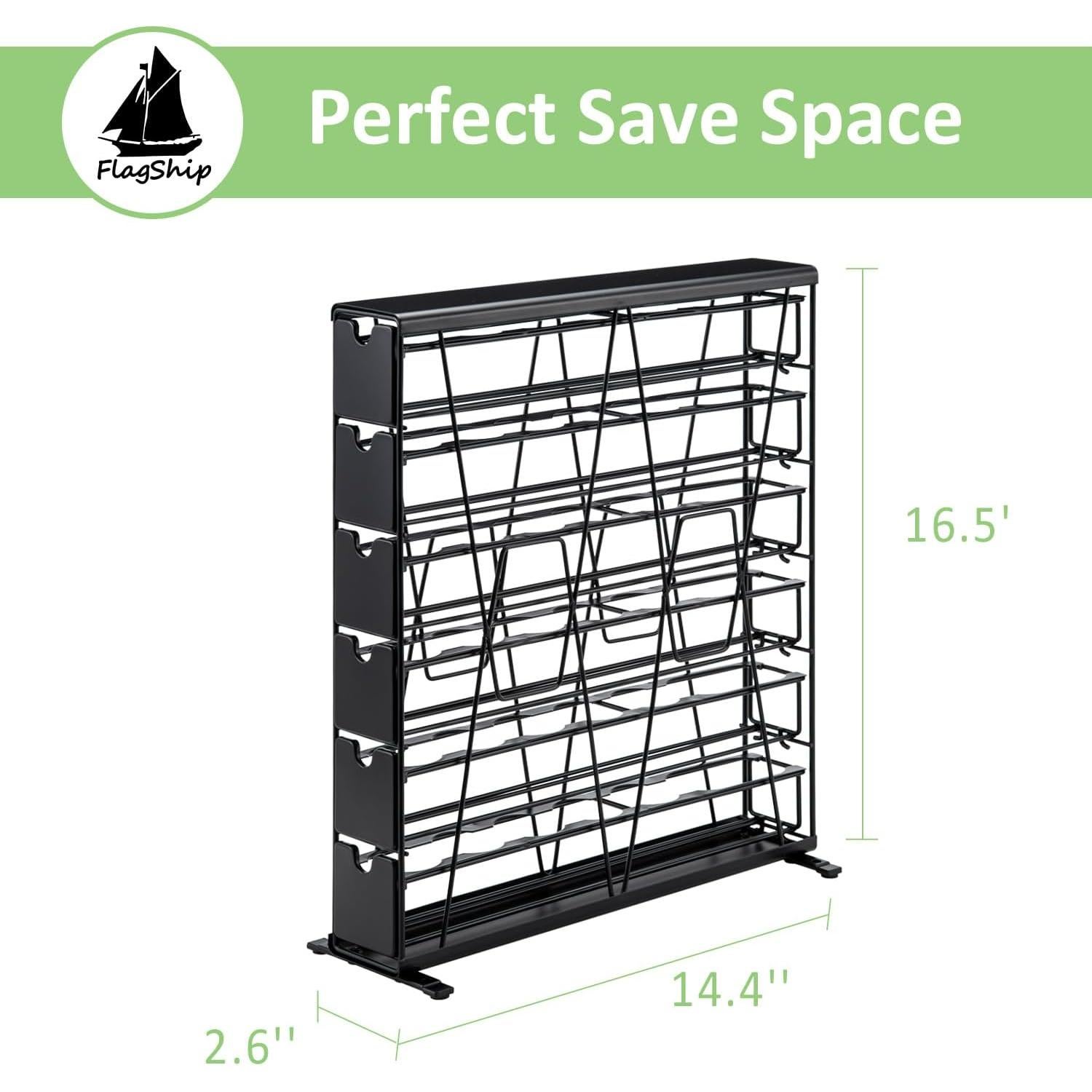 Soporte para cápsulas de café FlagShip 6 niveles 42 cápsulas