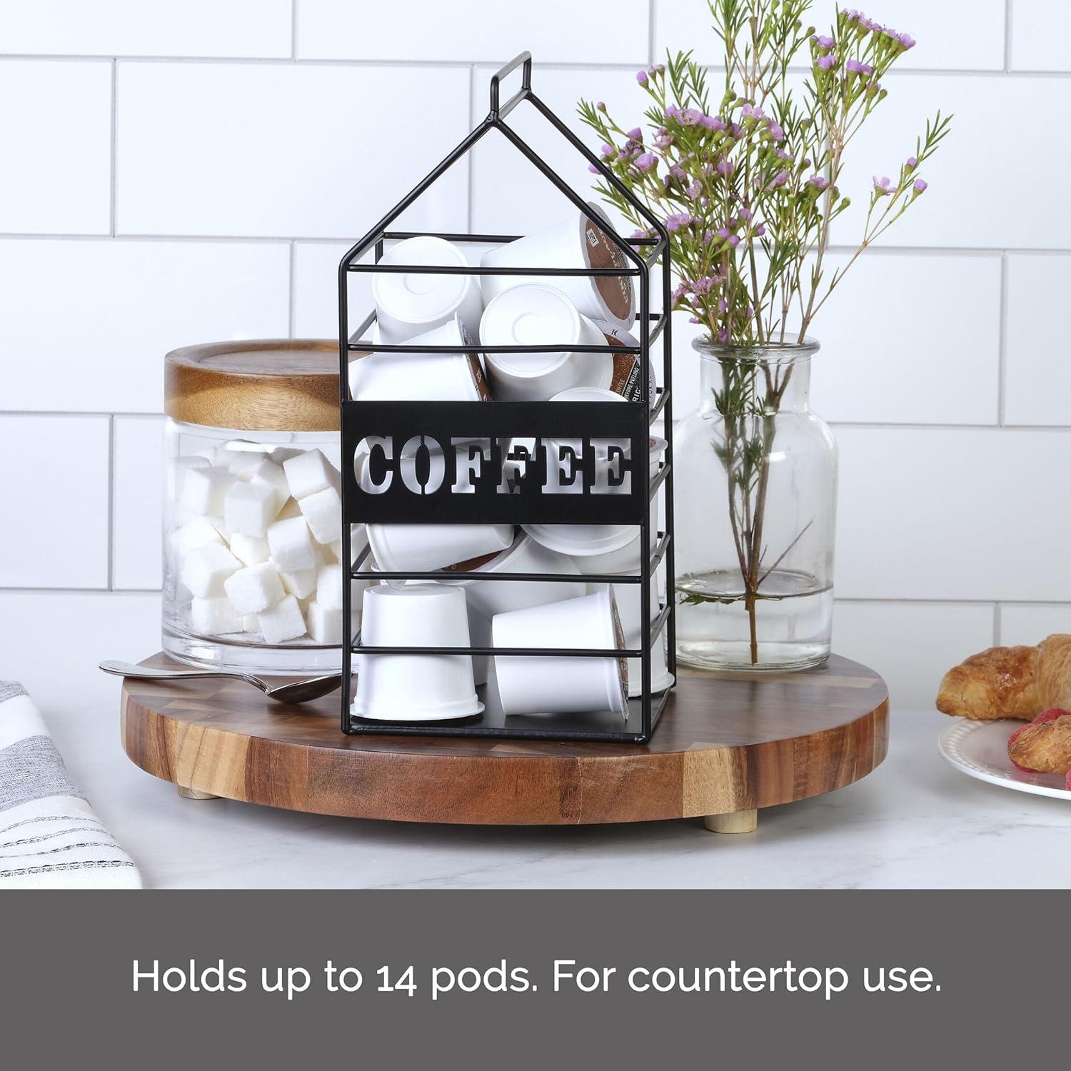 Soporte para cápsulas de café Pfaltzgraff negro 11.4x11.4x23.9 cm