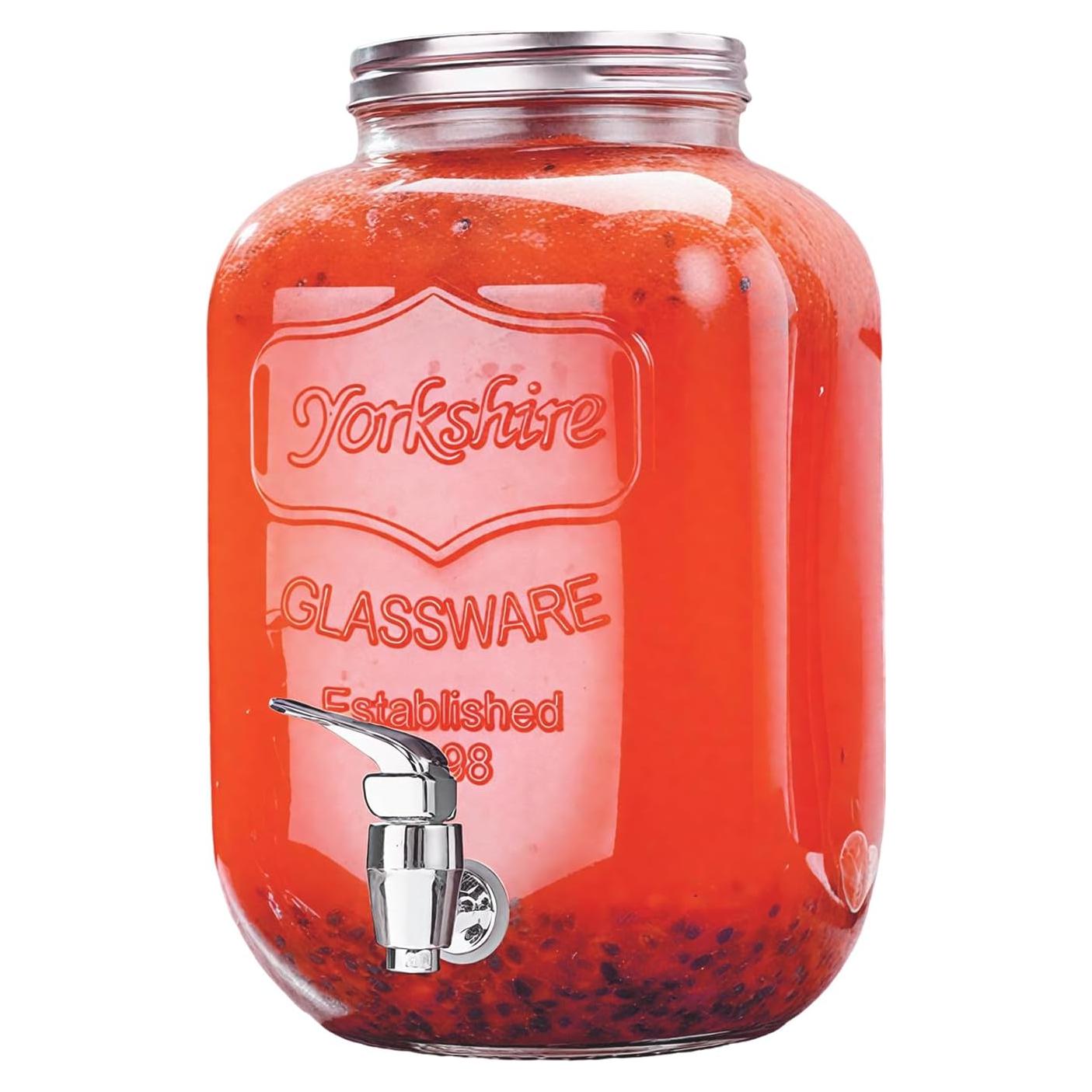 Dispensador de Bebidas de Vidrio FIMLOY 3.8L con Grifo Inoxidable