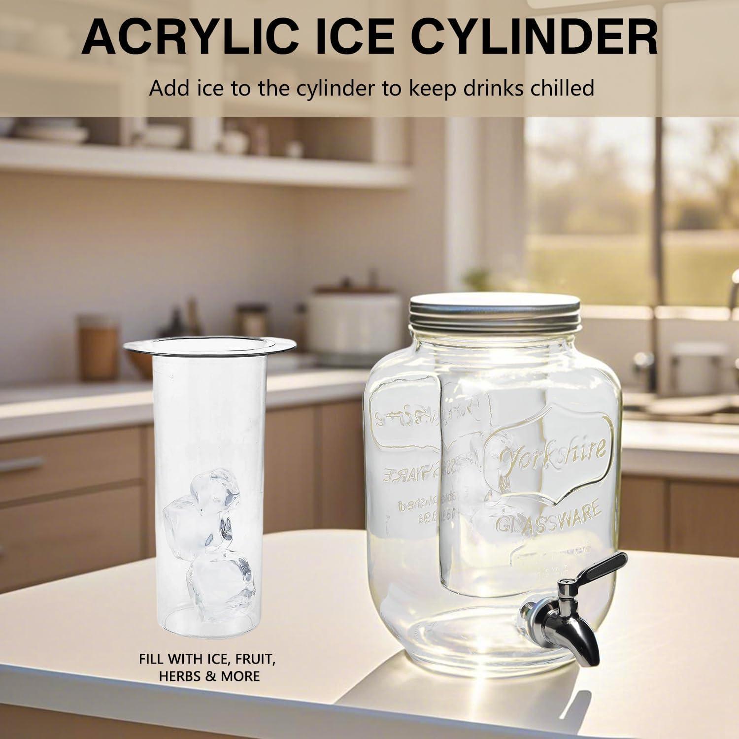 Dispensador de Bebidas de Vidrio FIMLOY 3.8L con Grifo Inoxidable