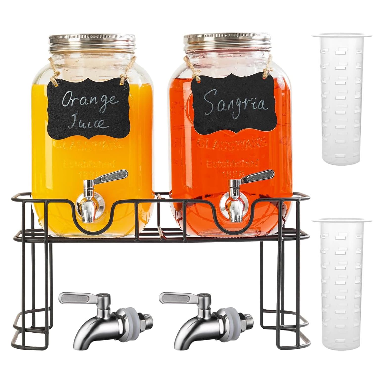 Dispensador de Bebidas de 3.78 L con Soporte Einfache - 2 Paquete