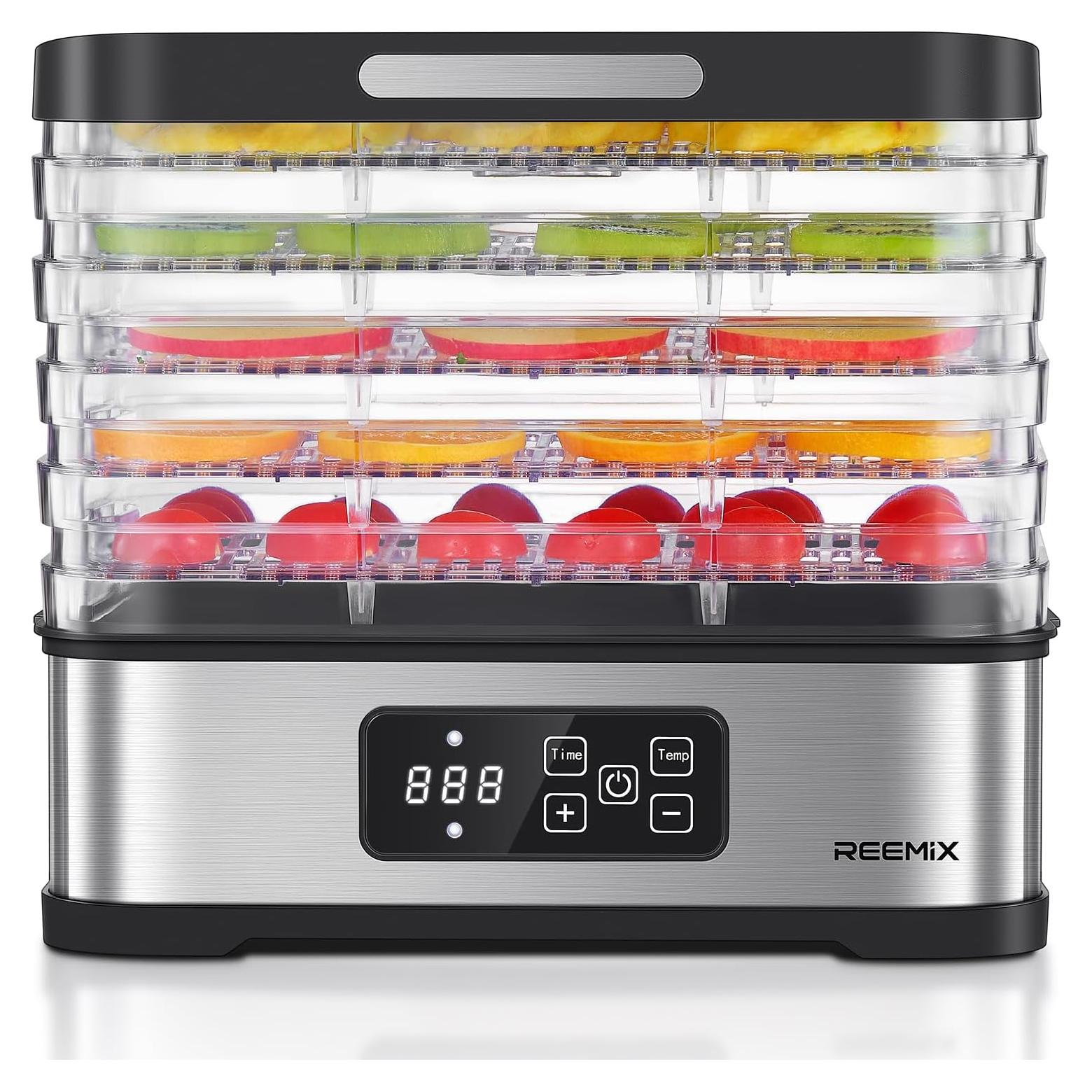 Deshidratadora de Alimentos Reemix GGJ-300B 5 Bandejas 120V