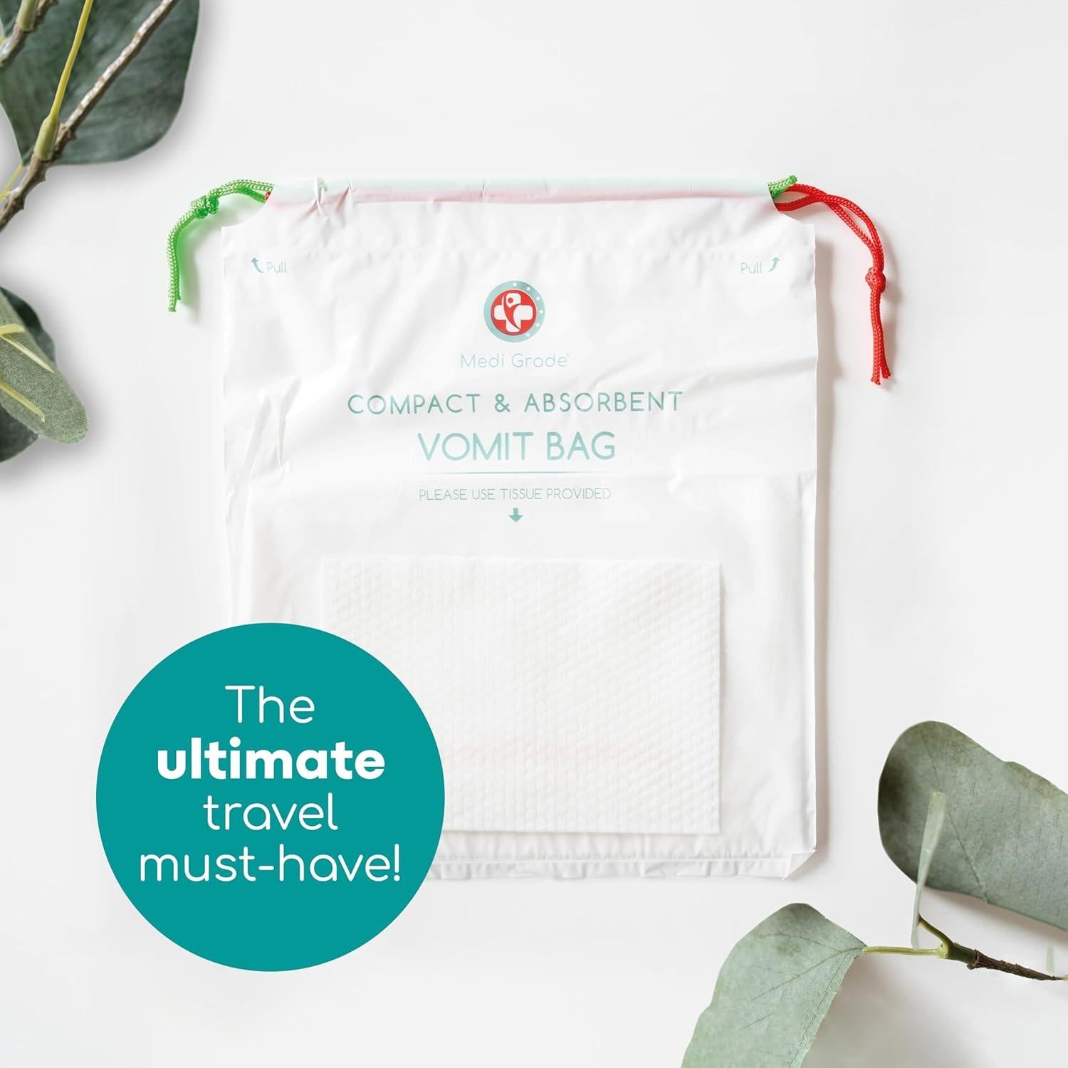 Bolsas Desechables para Vómito Medi Grade - 22 Piezas Absorbentes