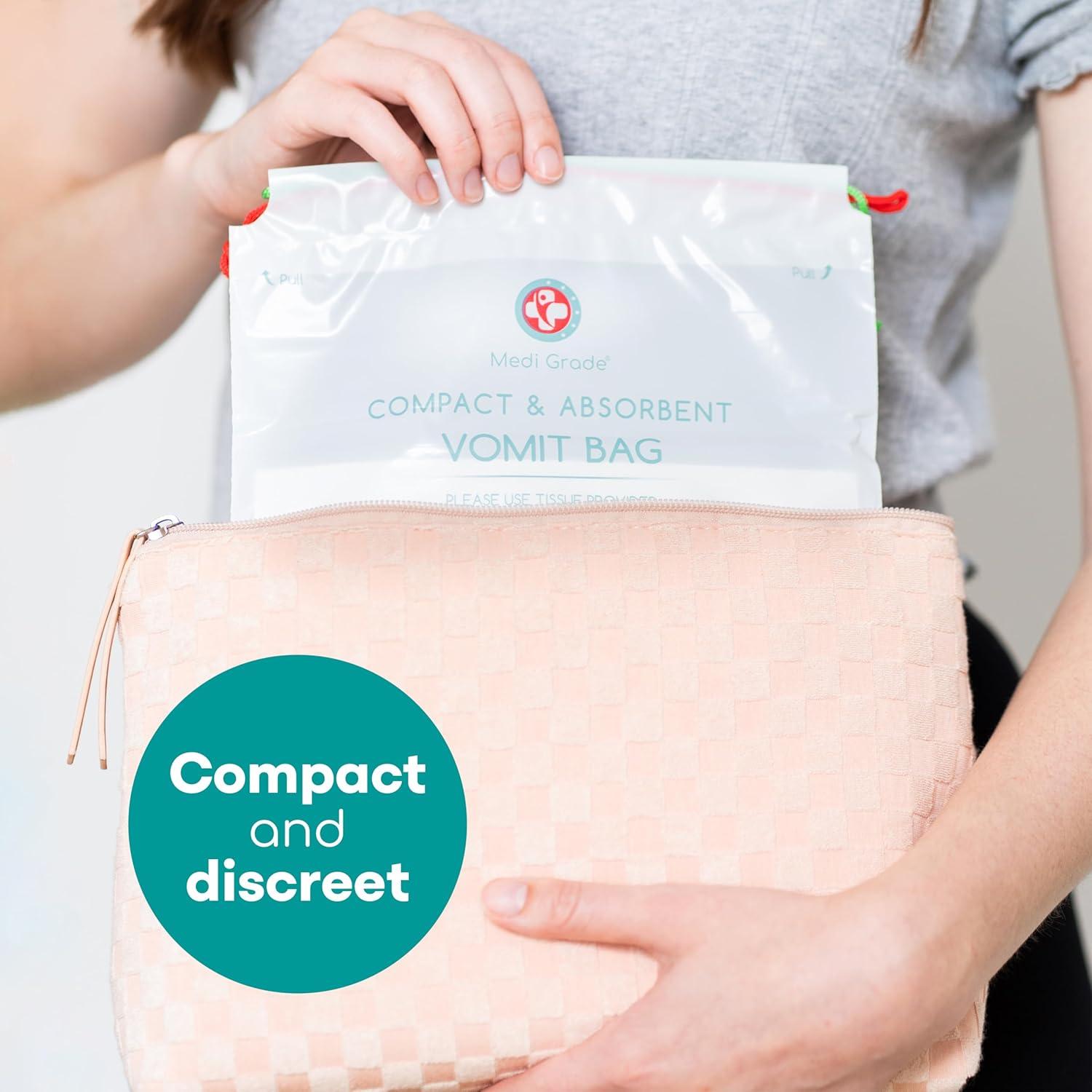 Bolsas Desechables para Vómito Medi Grade - 22 Piezas Absorbentes