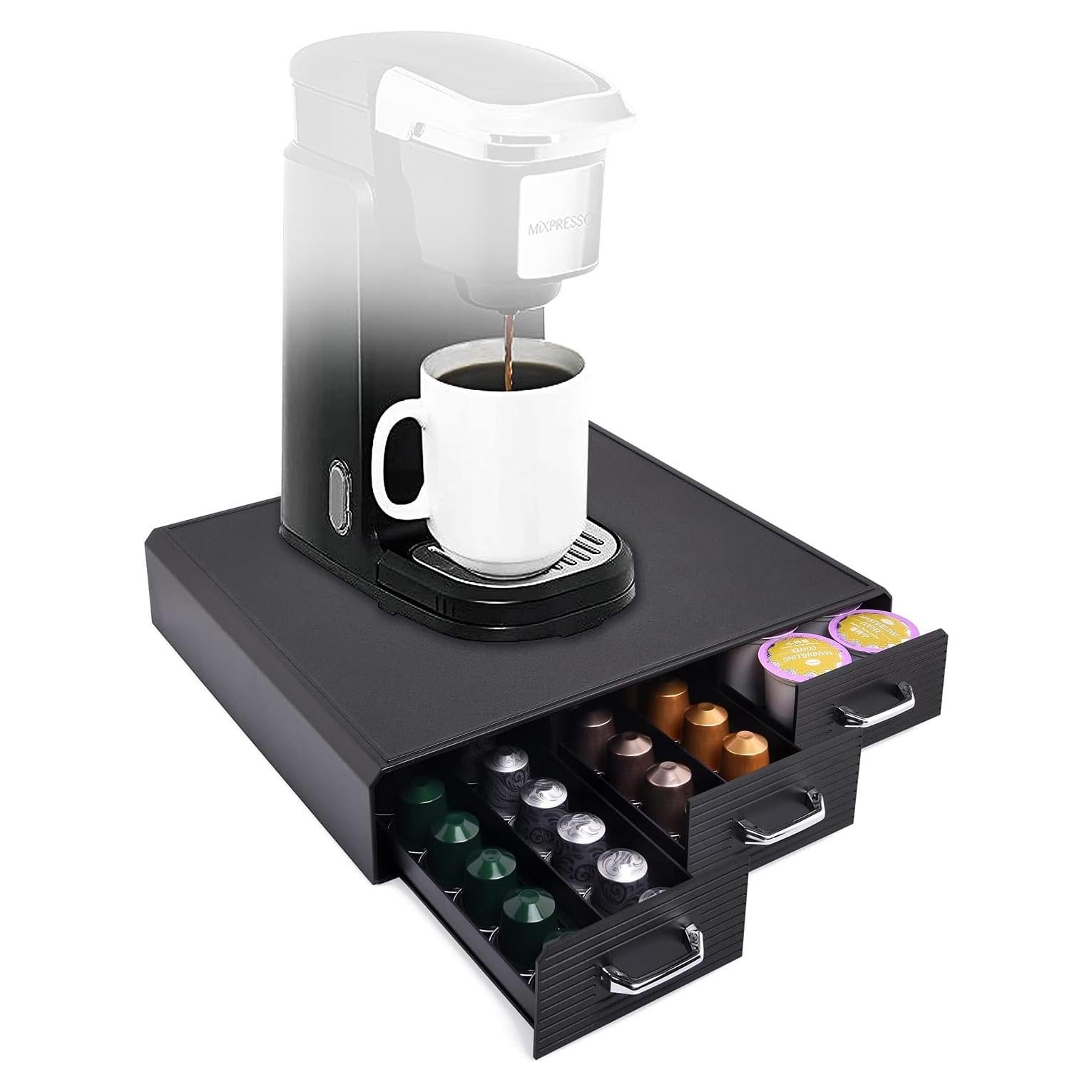 Cajón Organizador de Cápsulas de Café HauSun - 36 K-Cup Negro