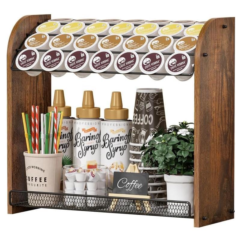 Soporte para K Cup Lixple - Organizador de 2 Niveles en Metal