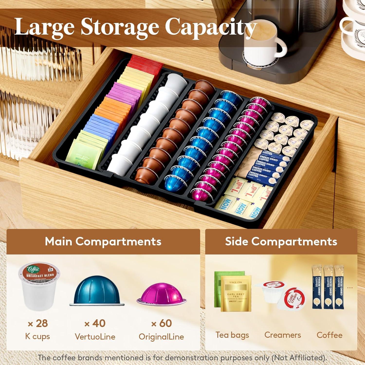 Organizador de Cajón para Cápsulas de Café Lifewit Expandible