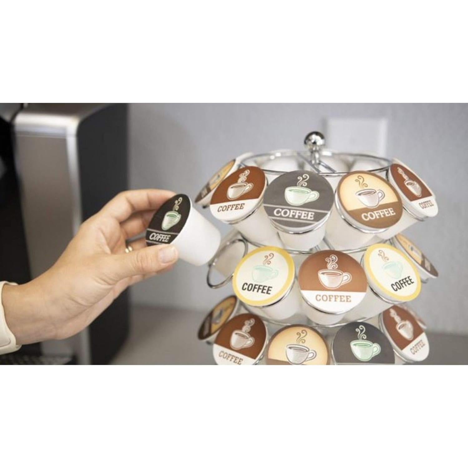 Soporte para K Cup Nifty 36 Cápsulas Cromo Organizador Cocina