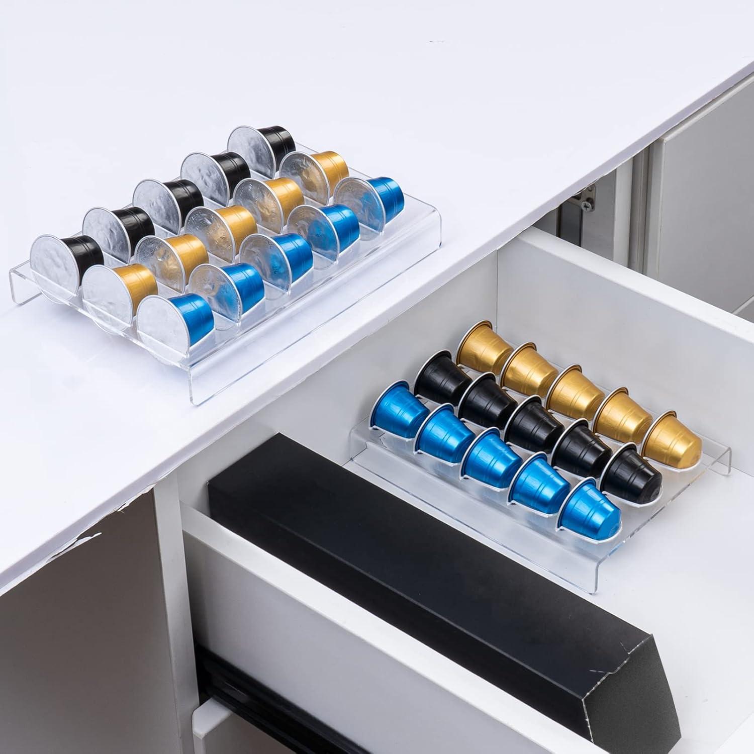 Soporte Organizador de Cápsulas de Café Sumerflos 2 Pack - 30 Cápsulas