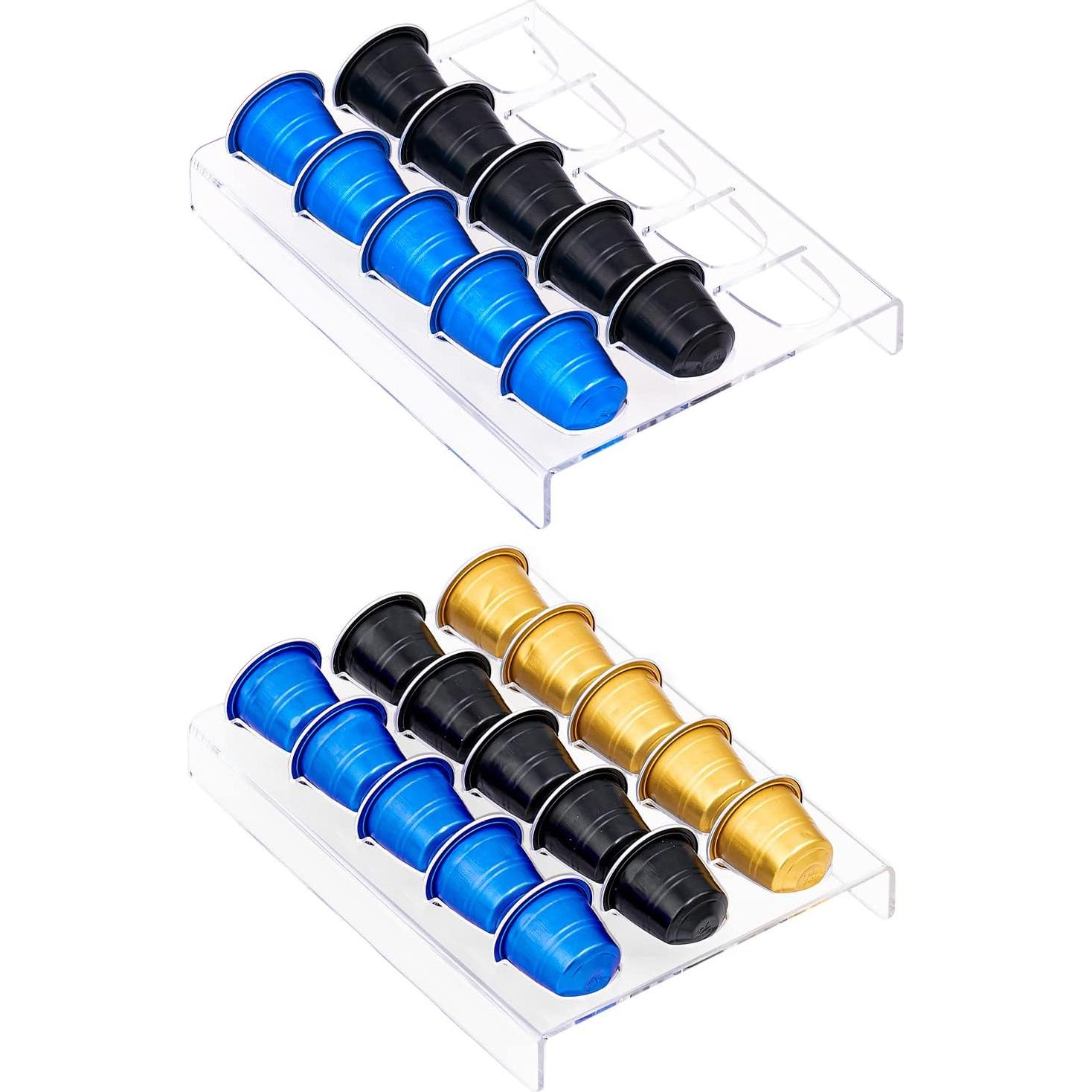 Soporte Organizador de Cápsulas de Café Sumerflos 2 Pack - 30 Cápsulas