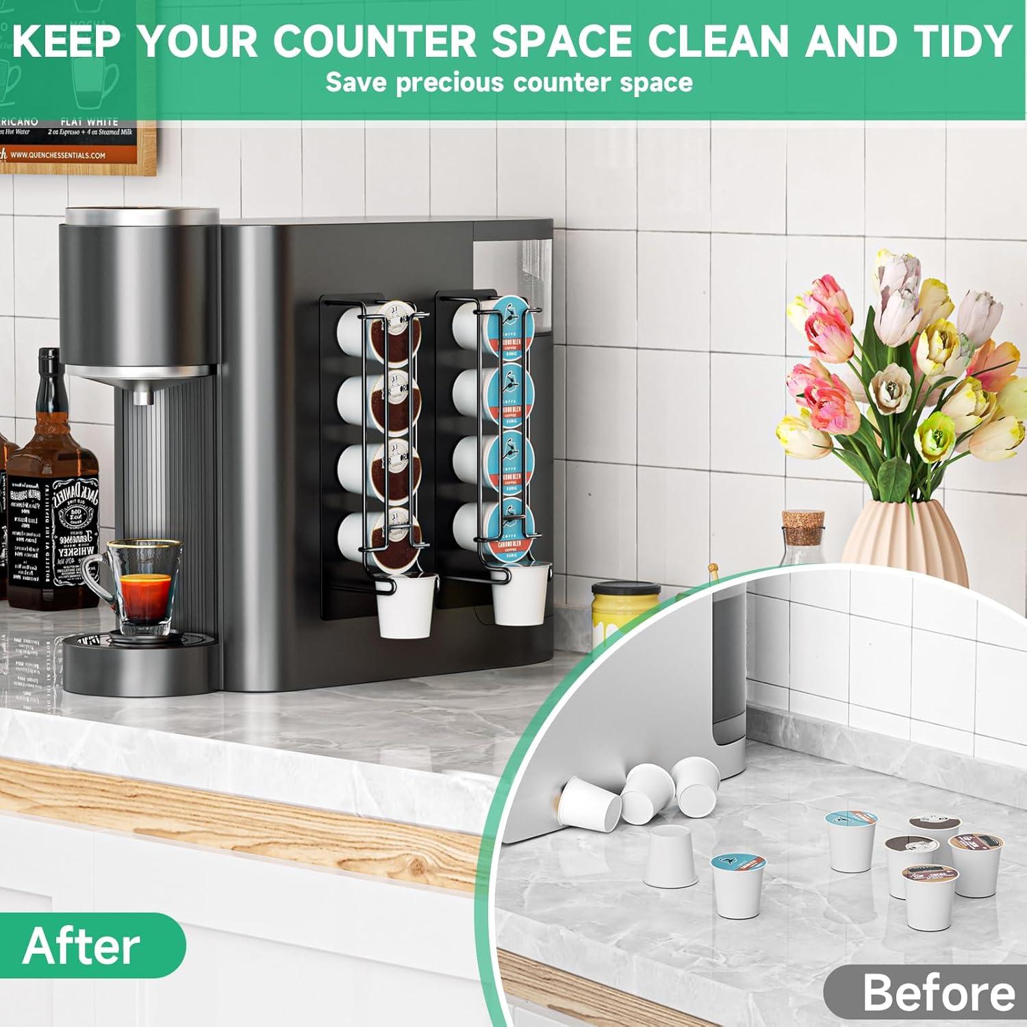 Soporte para Cápsulas de Café K-Cup XILIMEN 2 Pcs Negro