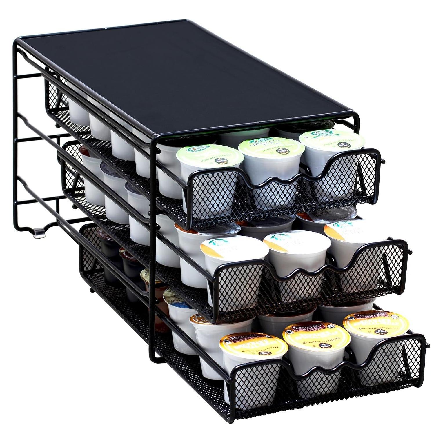 Soporte para K-Cup Deco Brothers 3 Niveles 54 Cápsulas Negro