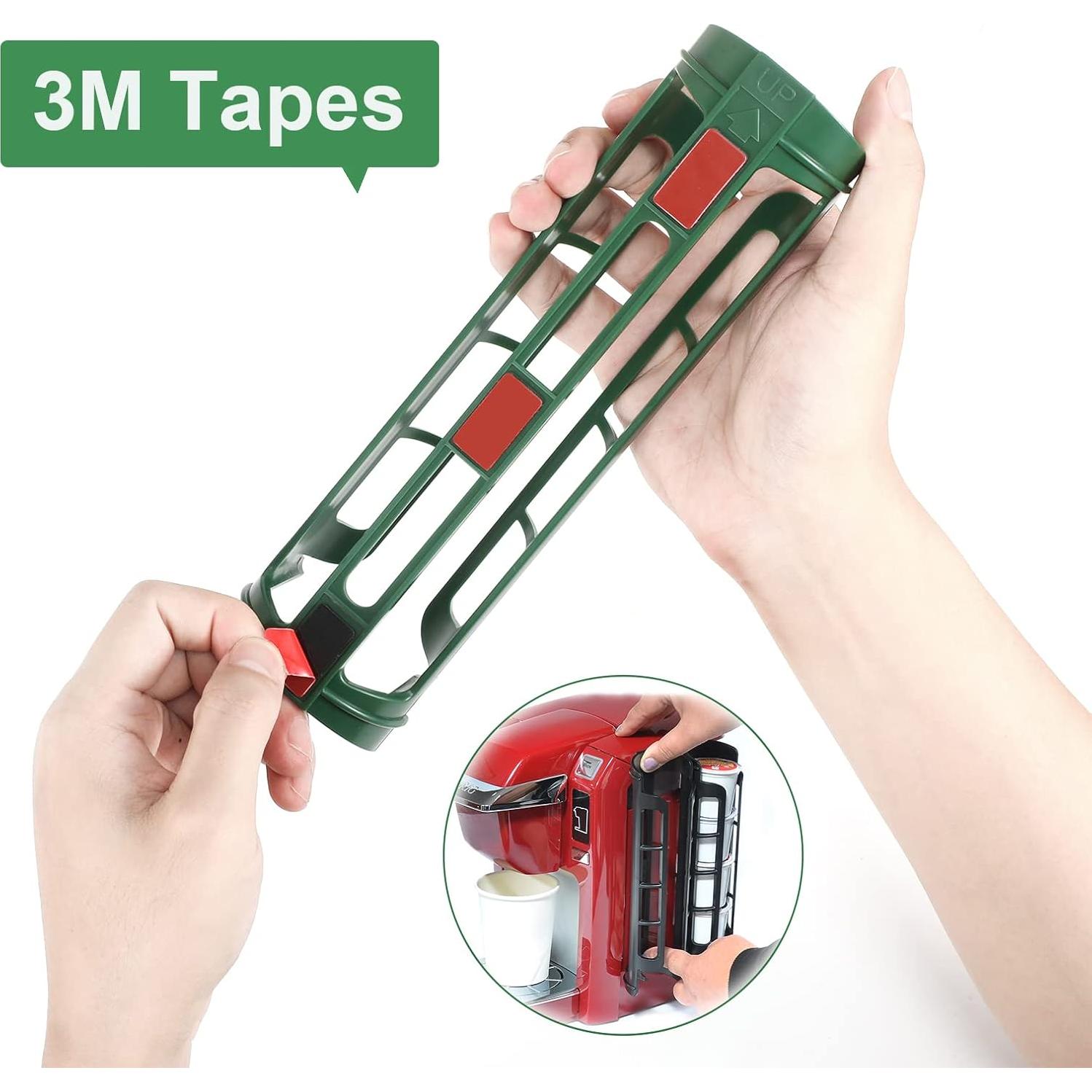 Soporte para cápsulas de café STORAGENIE 2 paquetes Verde Esmeralda